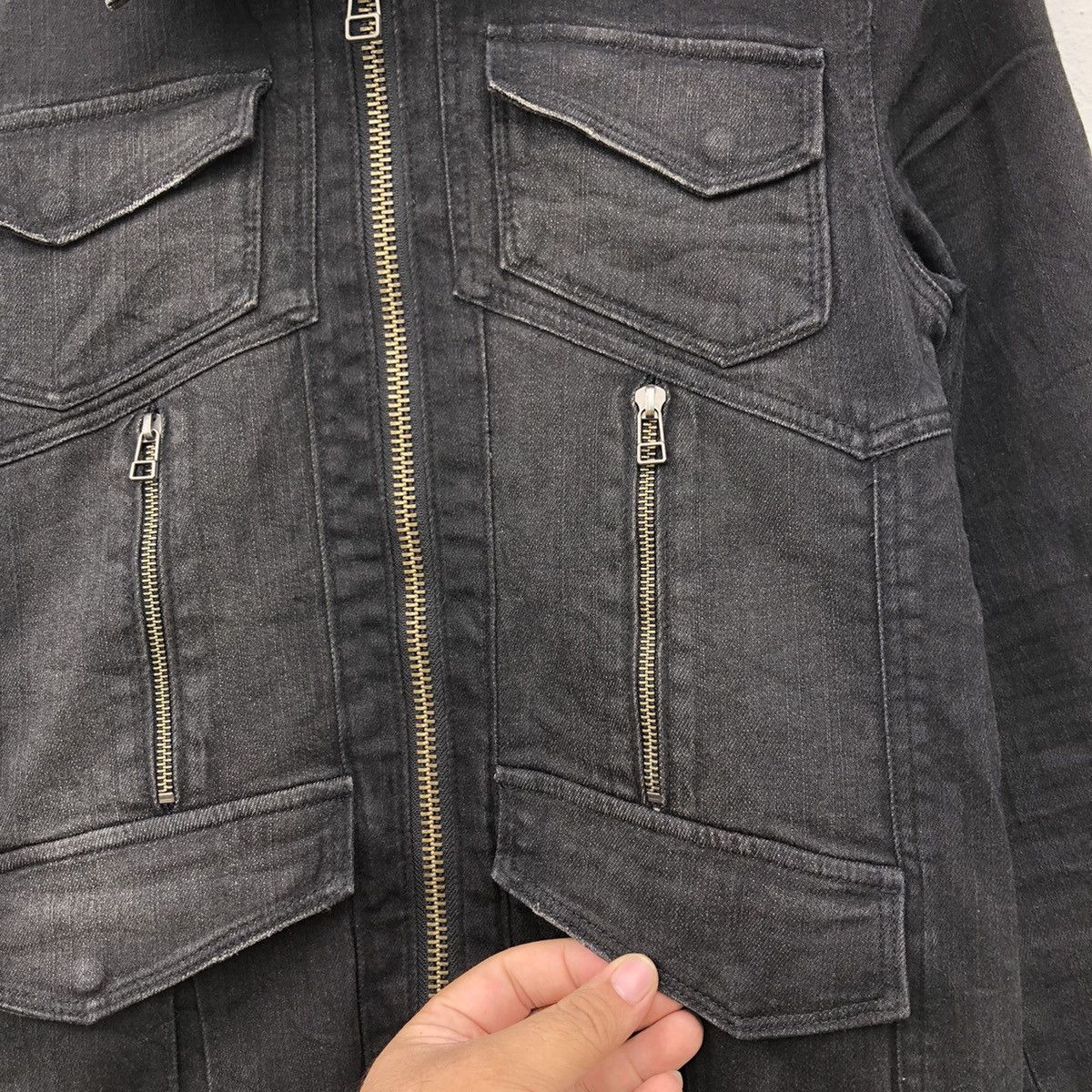 Japanese Brand SEDITIONARIES BIKER JACKET BY NO ID PUNK STYLE Size US M / EU 48-50 / 2 - 5 Thumbnail