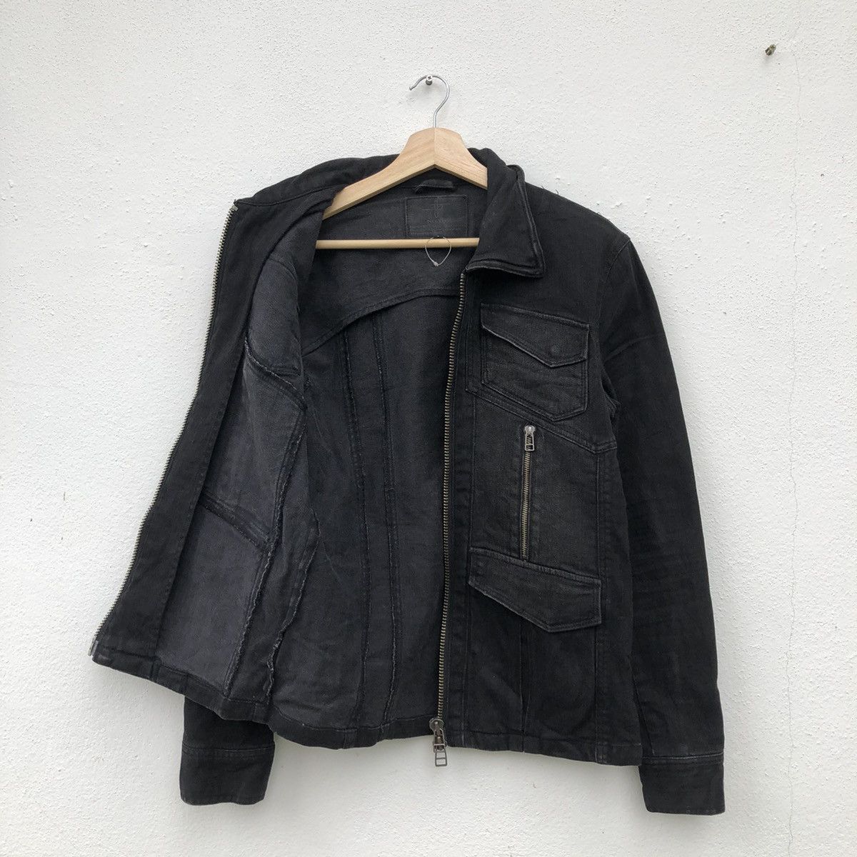 Japanese Brand SEDITIONARIES BIKER JACKET BY NO ID PUNK STYLE Size US M / EU 48-50 / 2 - 12 Thumbnail