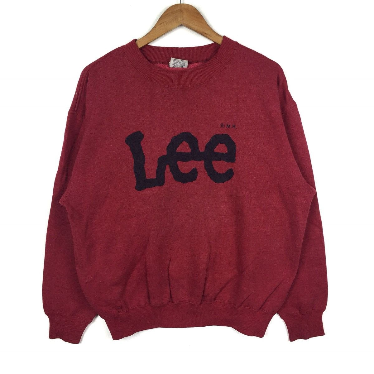 Lee Vintage lee sweatshirt casual jumper big logo Size US L / EU 52-54 / 3 - 1 Thumbnail