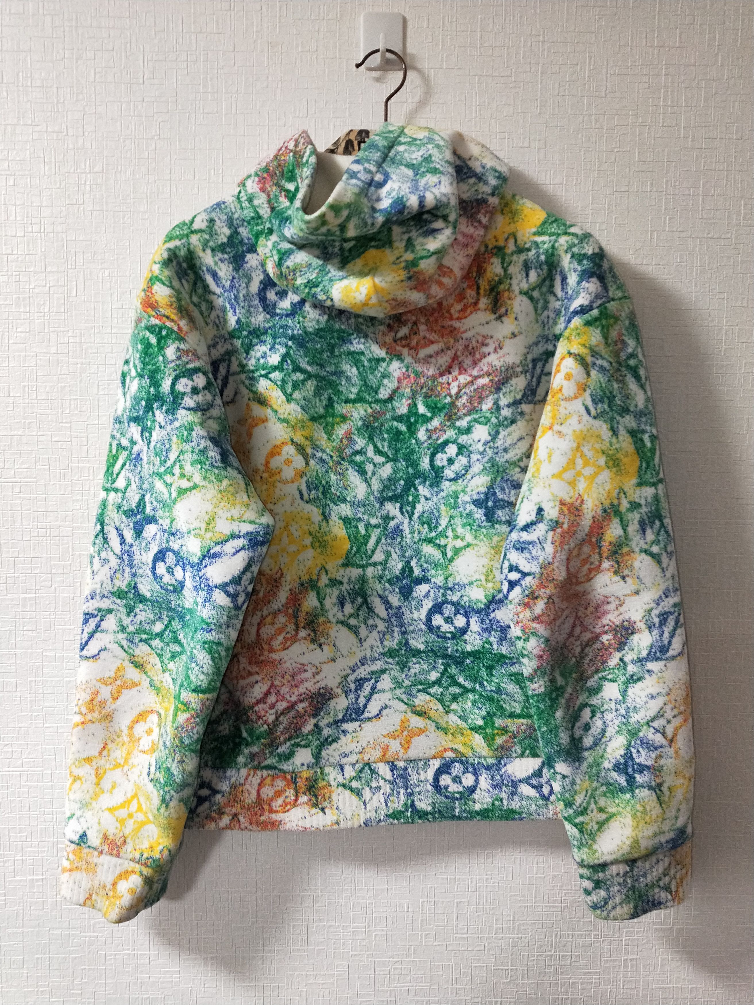 Louis Vuitton Velvet Pastel Monogram Hoodie Size US M / EU 48-50 / 2 - 2 Thumbnail