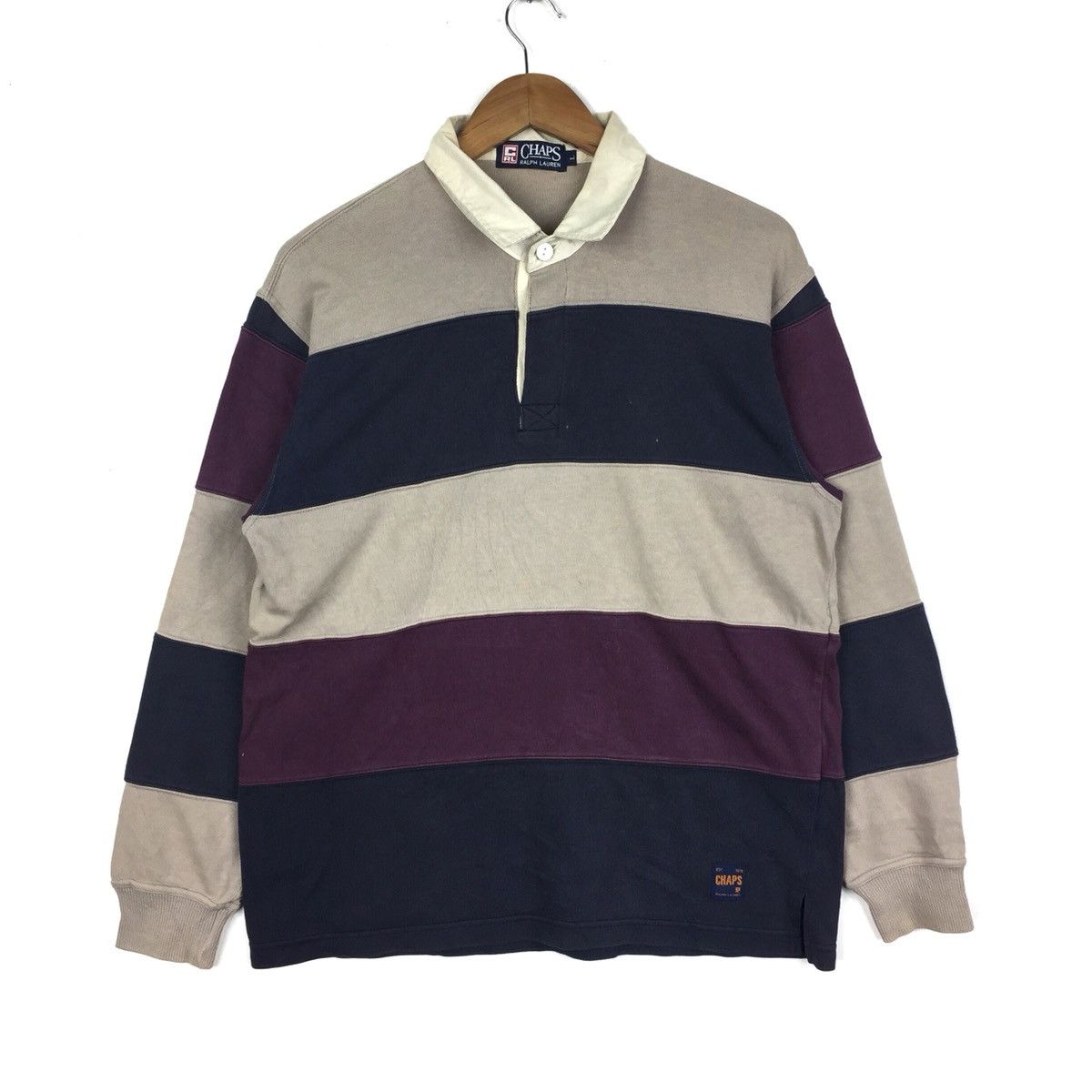 Chaps Ralph Lauren Chaps Ralph Lauren sweatshirt strips Size US L / EU 52-54 / 3 - 1 Thumbnail