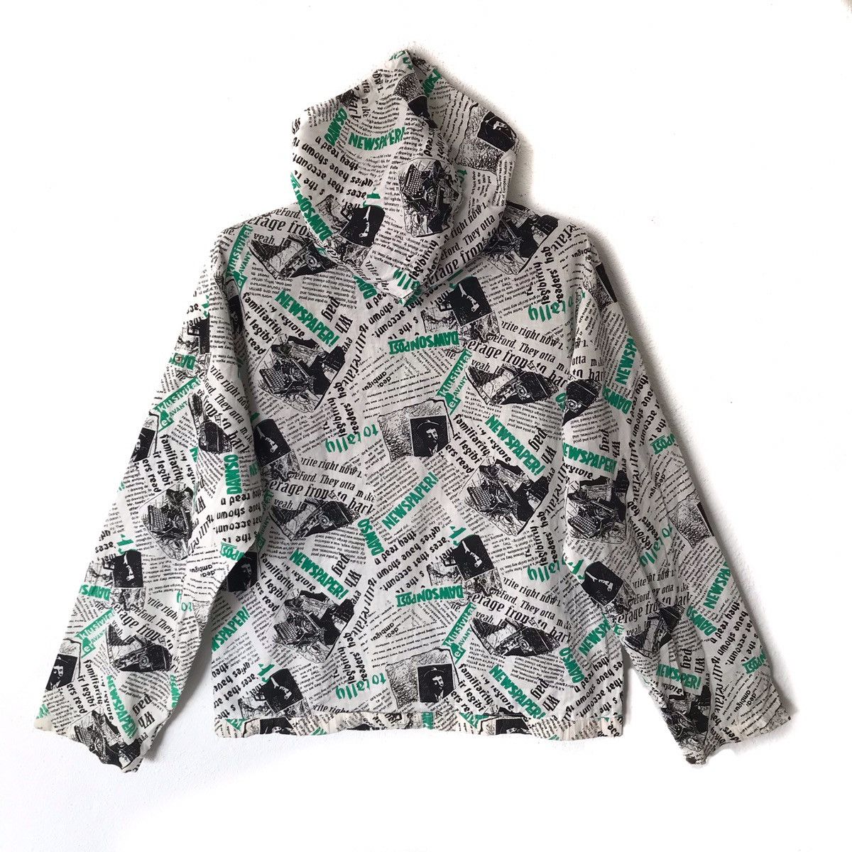 Japanese Brand Rally Boy New Paper Full Print Hooded Light Jacket Size US S / EU 44-46 / 1 - 1 Thumbnail