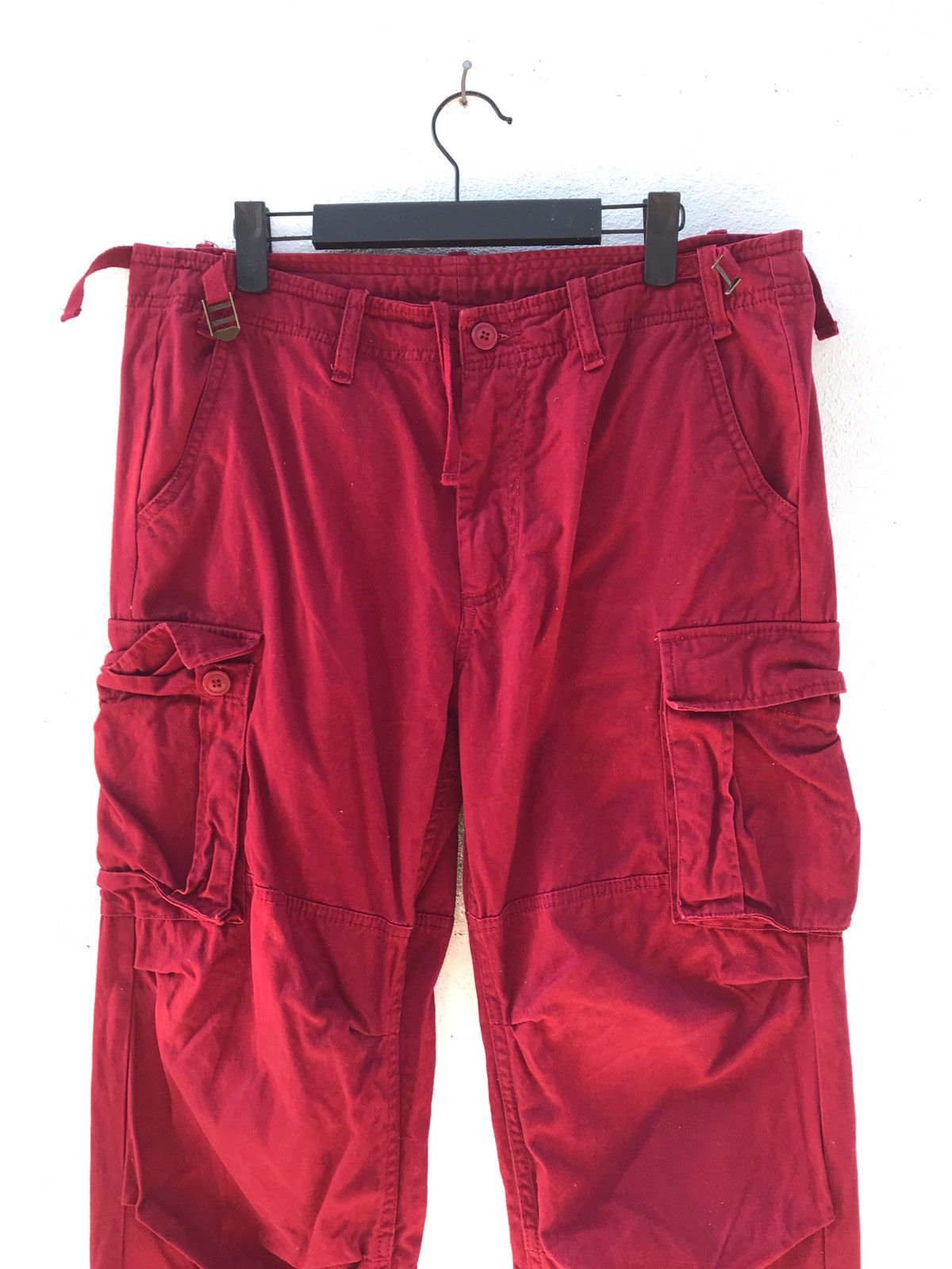 Designer × Japanese Brand Micheal Philis Bondages Parachutes Cargo Pants Size US 35 - 2 Thumbnail