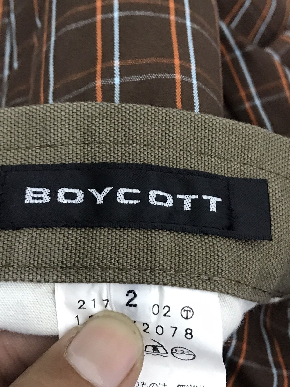 Boycott BOYCOTT Made In Japan Checkered Tartan Pants Trouser Pants Size US 28 / EU 44 - 8 Thumbnail
