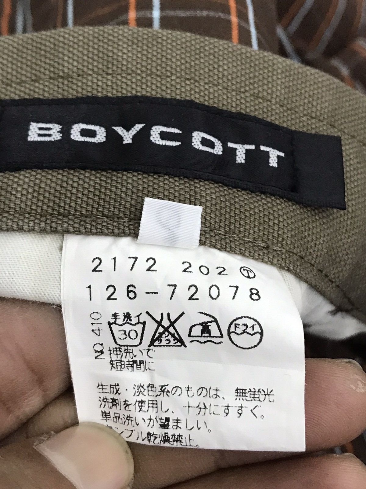 Boycott BOYCOTT Made In Japan Checkered Tartan Pants Trouser Pants Size US 28 / EU 44 - 9 Thumbnail