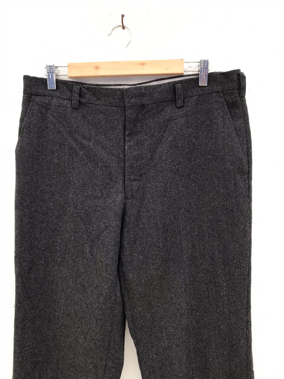 Japanese Brand Cashmere Blends Wool Trousers Size US 34 / EU 50 - 2 Thumbnail