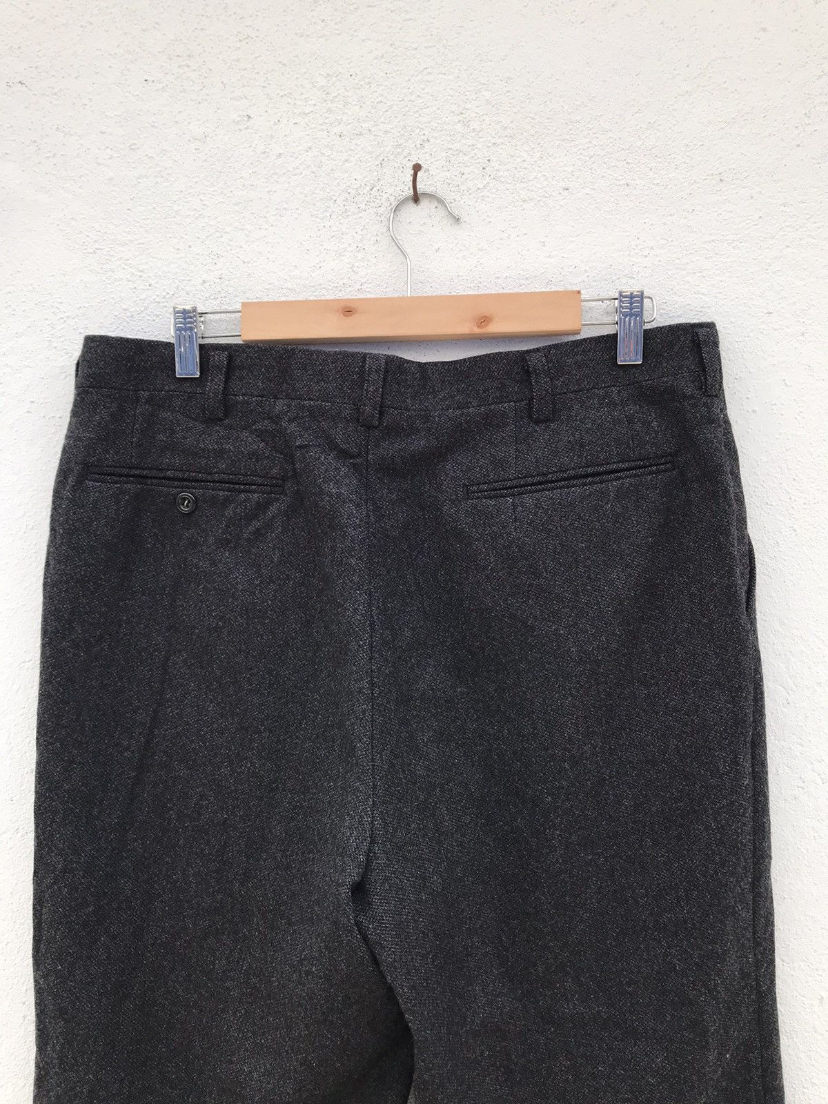 Japanese Brand Cashmere Blends Wool Trousers Size US 34 / EU 50 - 6 Thumbnail