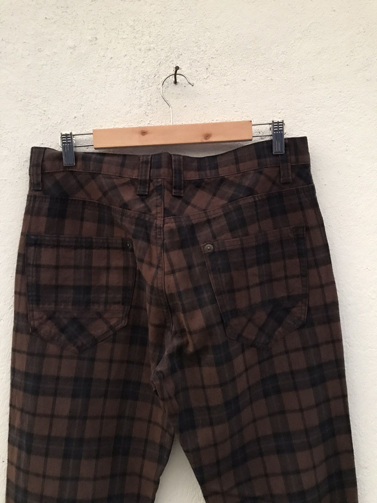 If Six Was Nine × Japanese Brand RUSH HOUR Check Zipper Trousers Size US 31 - 7 Thumbnail