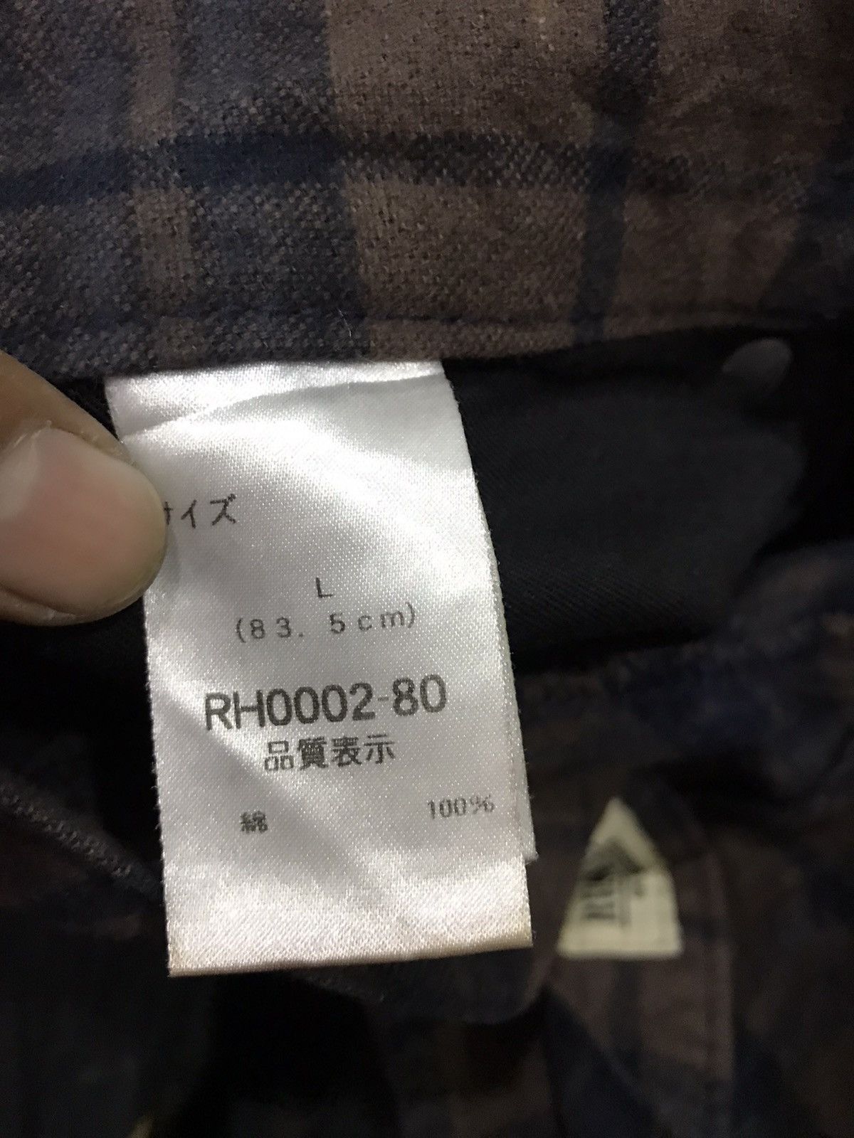 If Six Was Nine × Japanese Brand RUSH HOUR Check Zipper Trousers Size US 31 - 12 Thumbnail