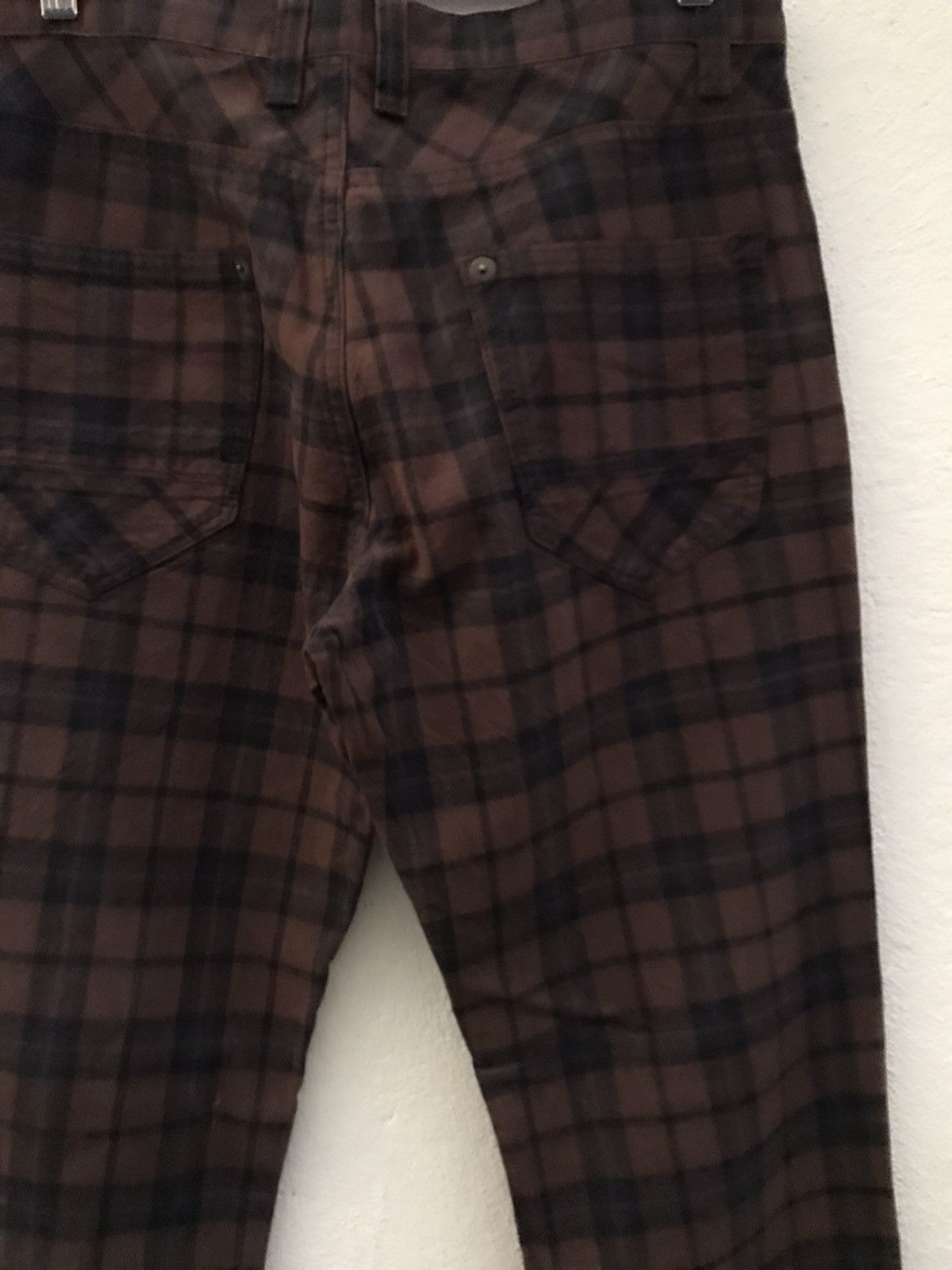If Six Was Nine × Japanese Brand RUSH HOUR Check Zipper Trousers Size US 31 - 10 Thumbnail