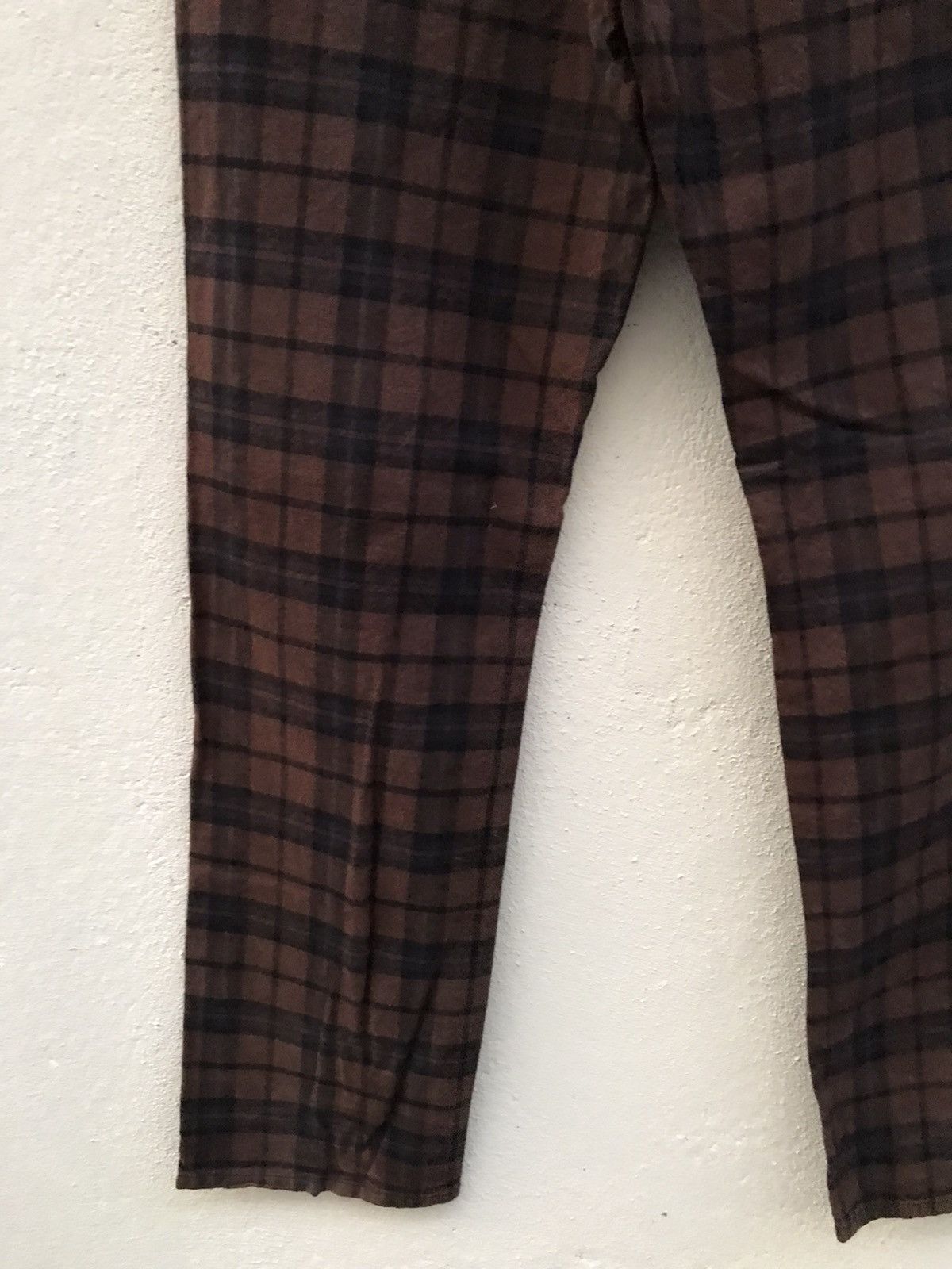 If Six Was Nine × Japanese Brand RUSH HOUR Check Zipper Trousers Size US 31 - 8 Thumbnail