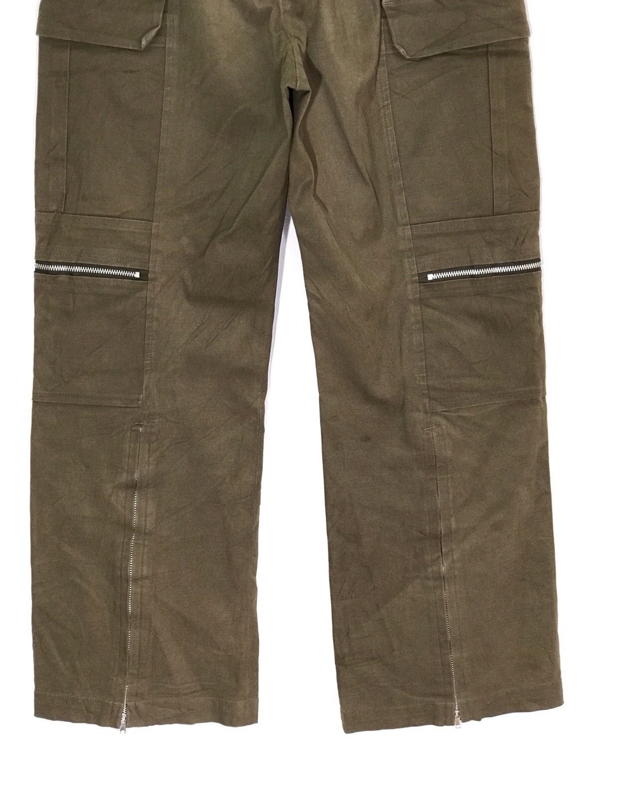 Japanese Brand Tactical Zipper Cargo Trousers Made in Japan Size US 26 / EU 42 - 7 Thumbnail