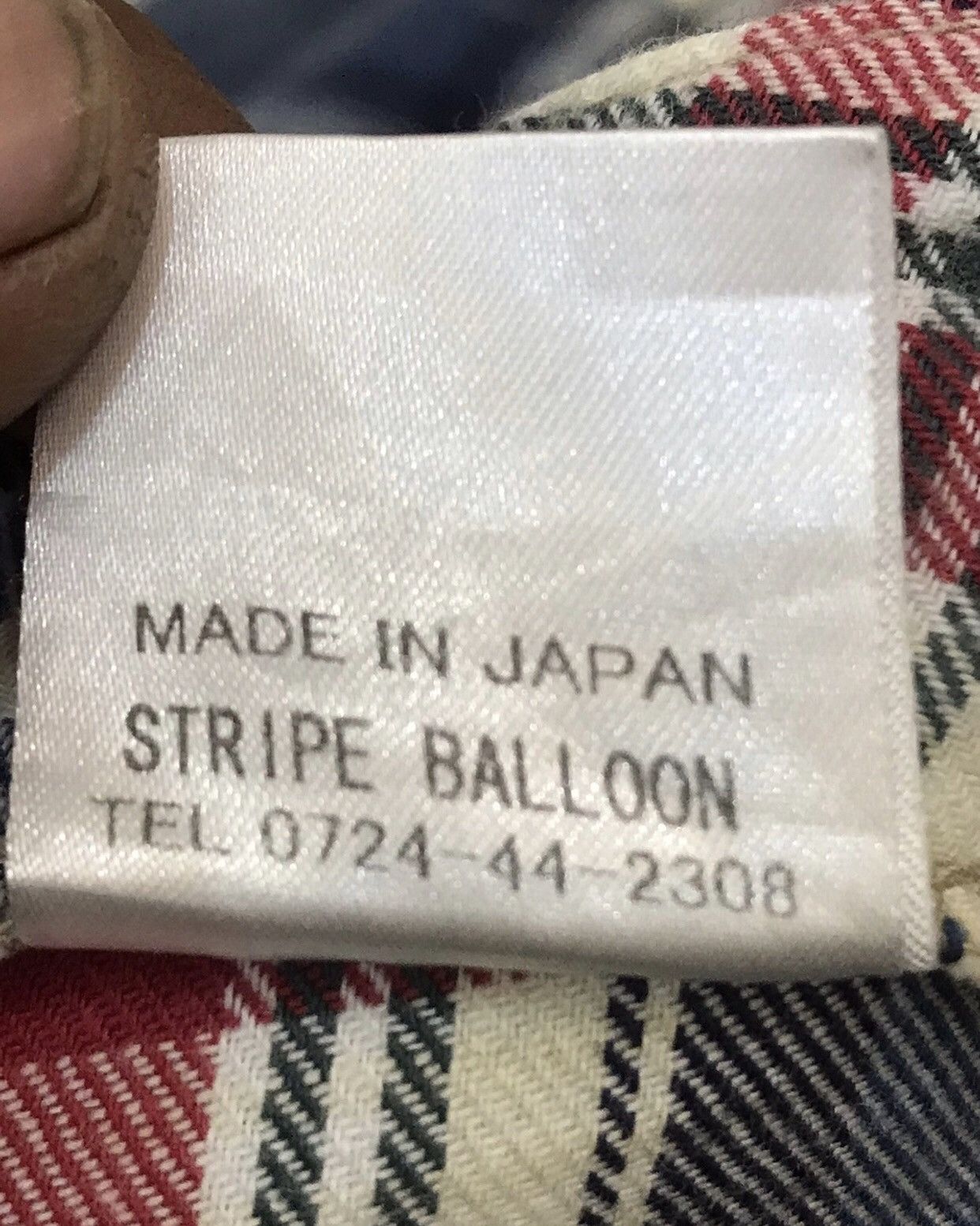 Japanese Brand Stripe Balloon Red Plaid Checked Baker Trousers Size US 29 - 9 Thumbnail