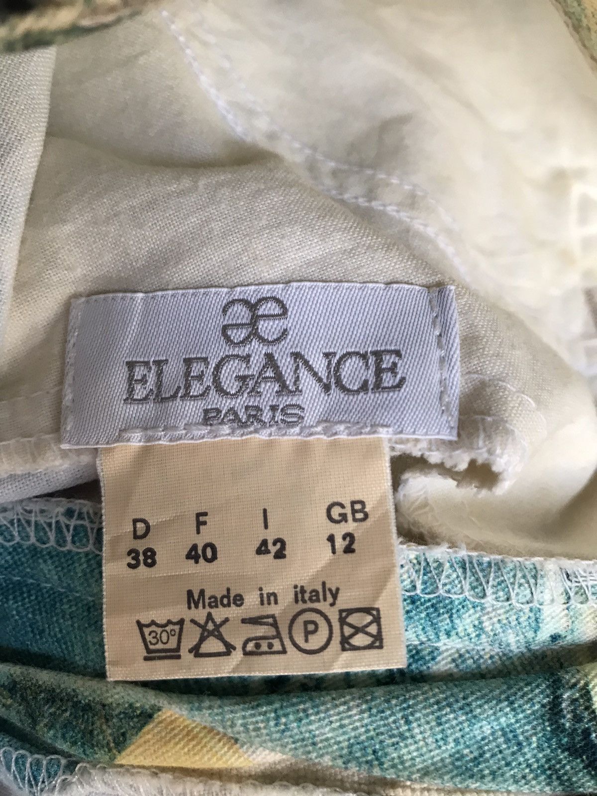 Designer × Vintage Made In Italy Elegance Full Printed Pants Size US 27 - 15 Thumbnail