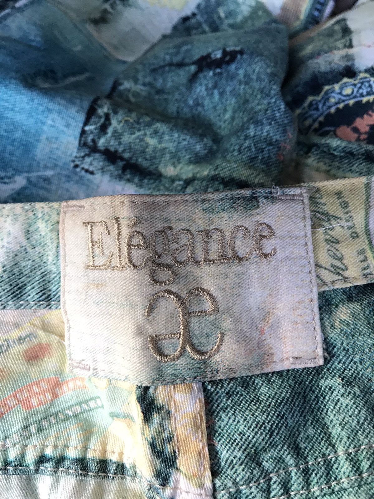 Designer × Vintage Made In Italy Elegance Full Printed Pants Size US 27 - 13 Thumbnail