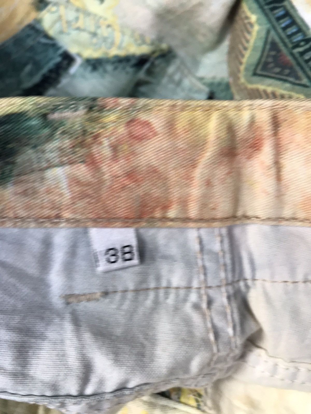 Designer × Vintage Made In Italy Elegance Full Printed Pants Size US 27 - 14 Thumbnail