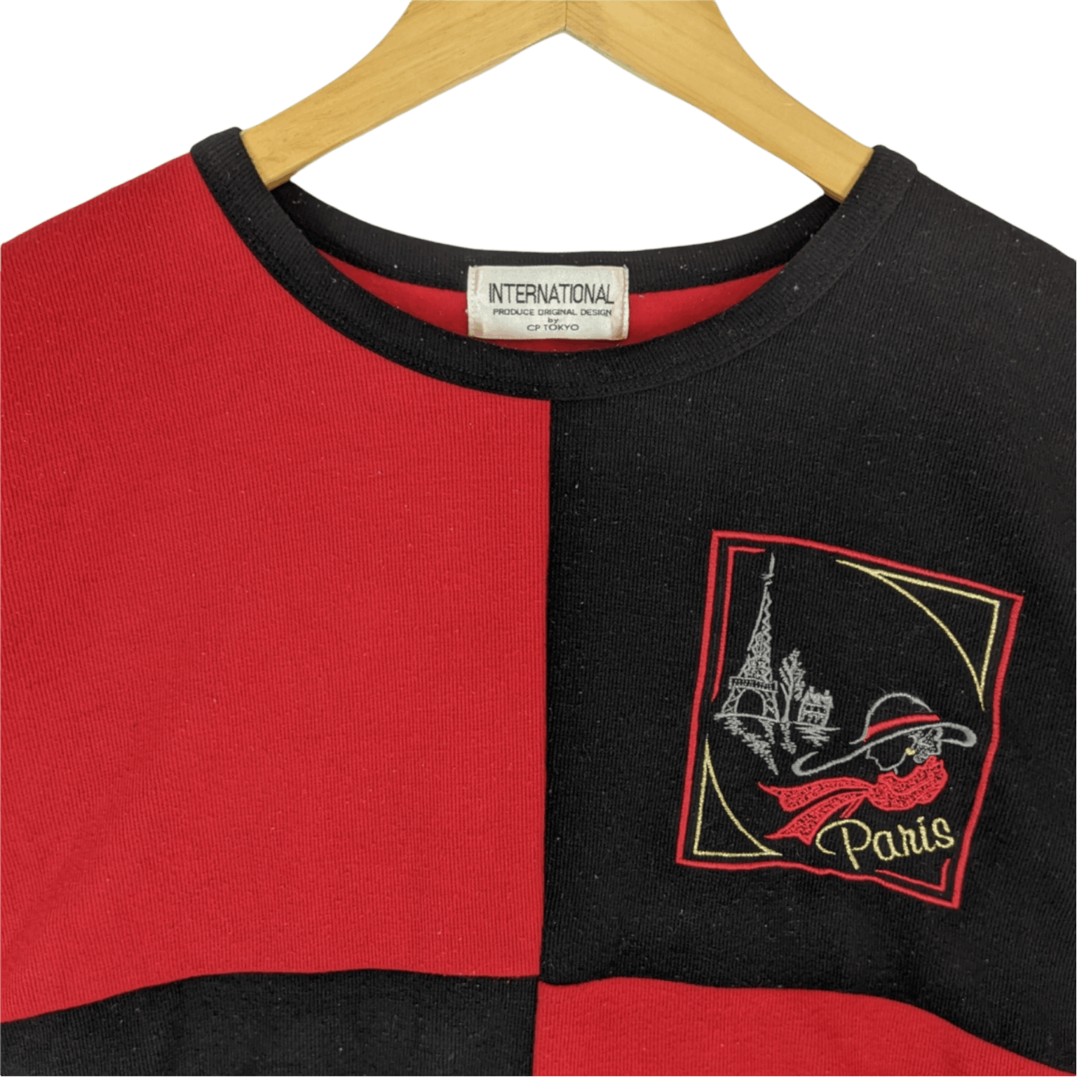 Japanese Brand CP TOKYO Paris Multicolor Jumper Sweatshirt Size M / US 6-8 / IT 42-44 - 4 Thumbnail