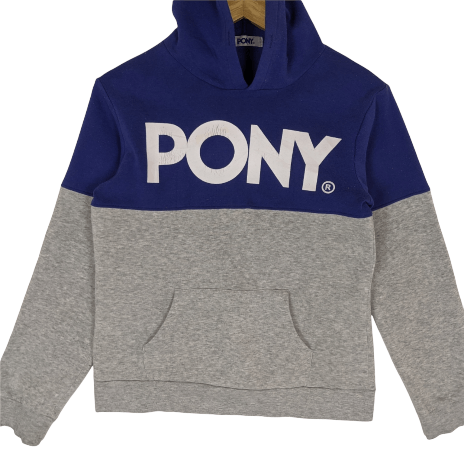 PONY PONY Big Logo Hoodie Jumper Sweatshirt For Kid Size US L / EU 52-54 / 3 - 2 Thumbnail