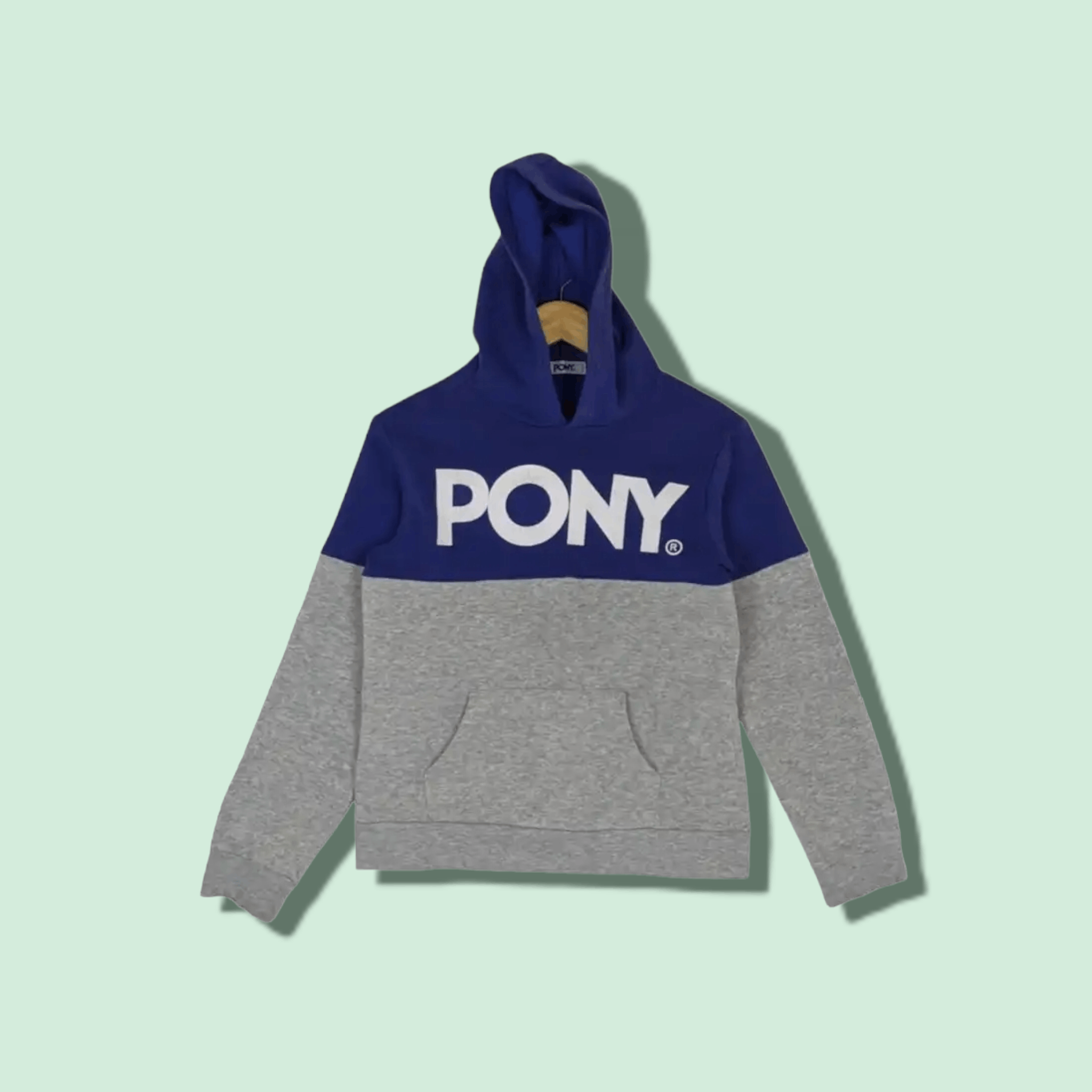 PONY PONY Big Logo Hoodie Jumper Sweatshirt For Kid Size US L / EU 52-54 / 3 - 1 Thumbnail