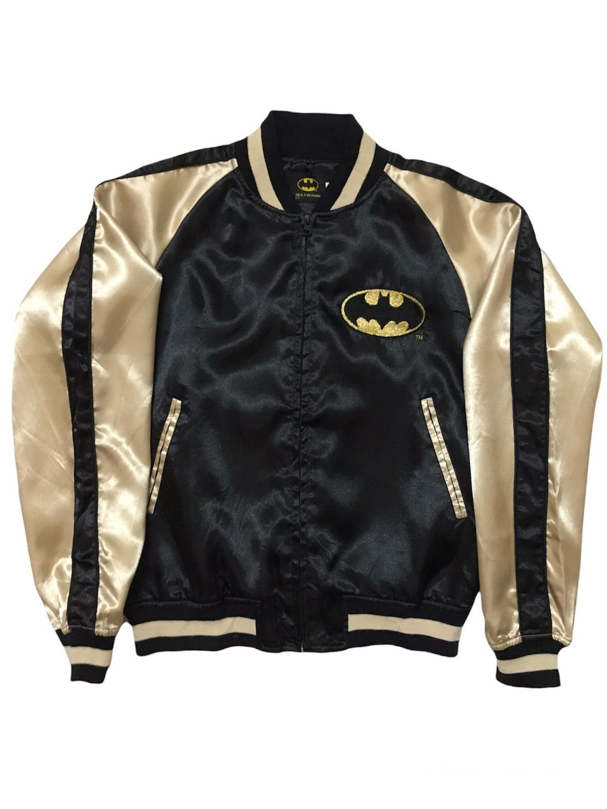 DC Comics Batman Embroidered Logo Souvenir Jacket Size US S / EU 44-46 / 1 - 2 Thumbnail
