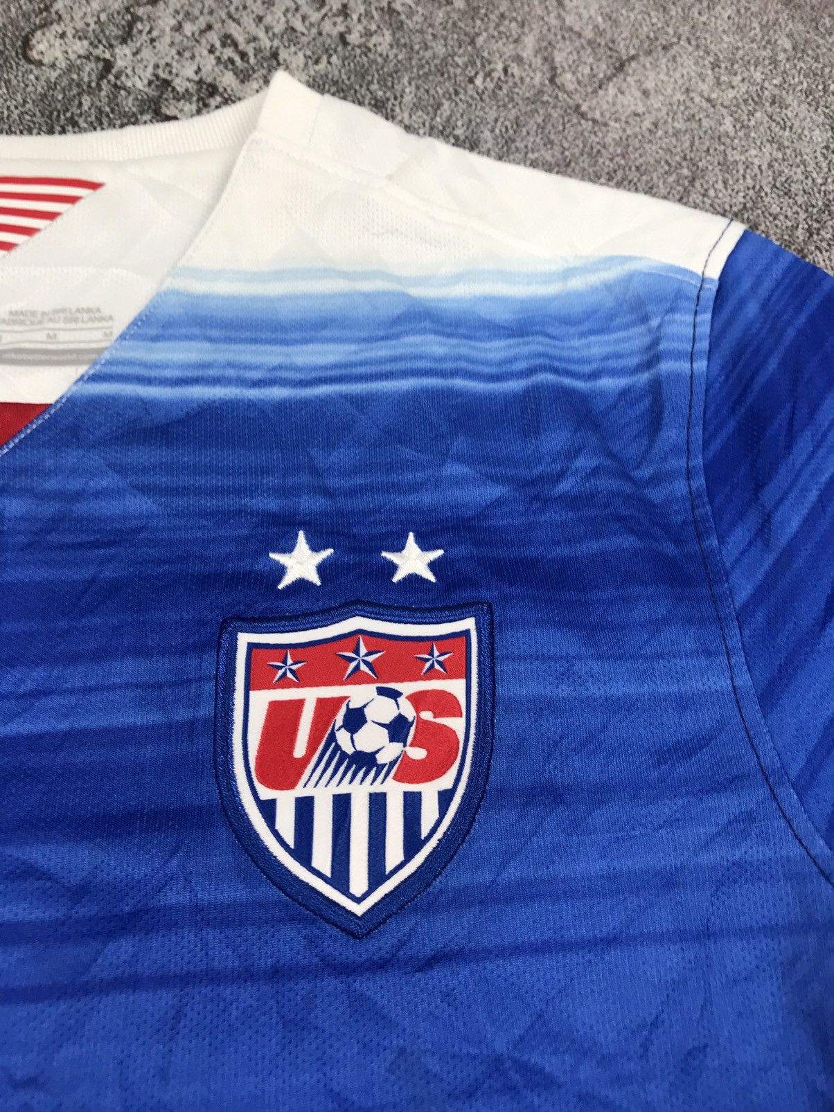 Nike Nike Womens USA Away World Cup Soccer Jersey 640872-480,Sz M Size M / US 6-8 / IT 42-44 - 4 Thumbnail