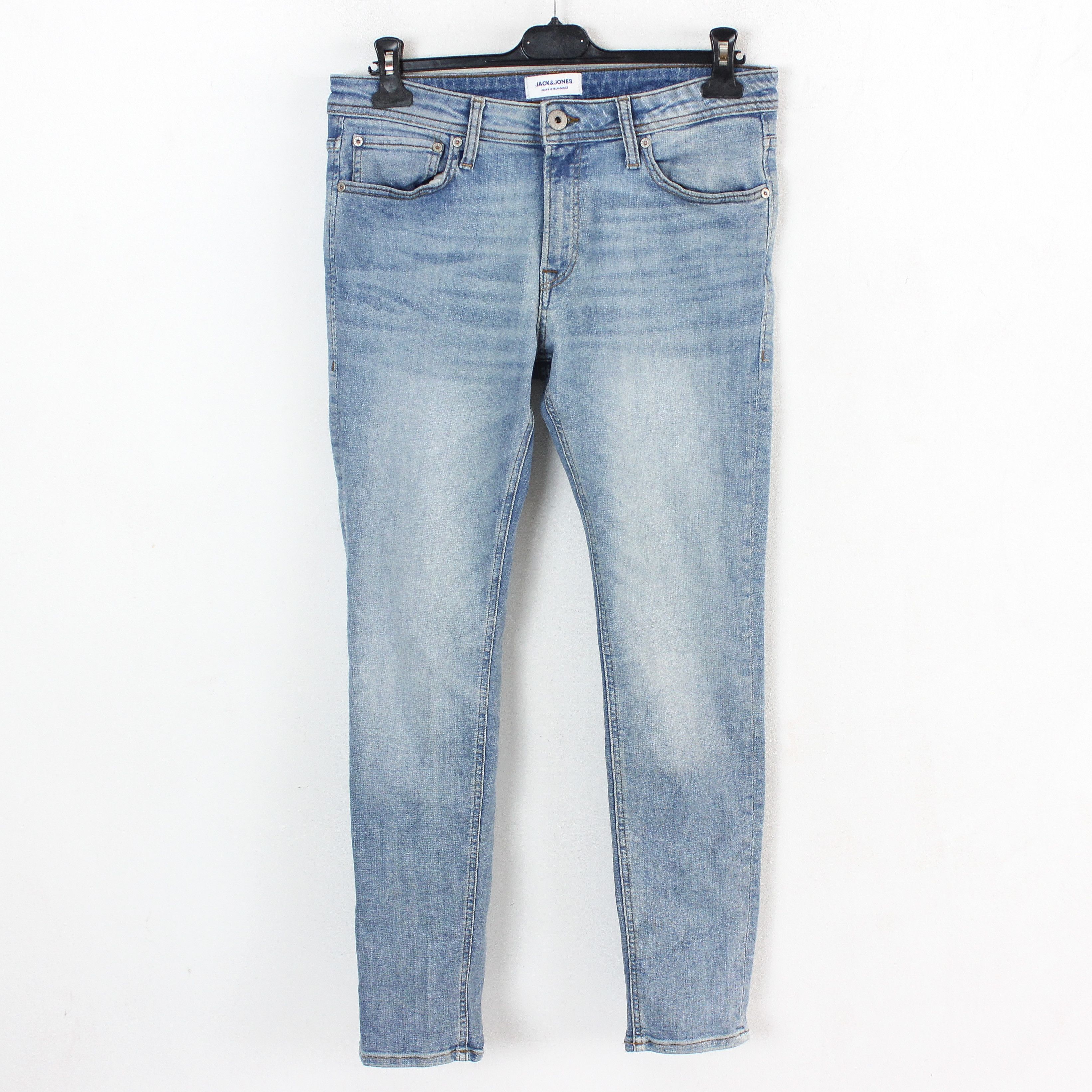 Jack & Jones Liam Mens W33 L30 Slim Skinny Fit Jeans Denim Pants Trousers Size US 33 - 1 Thumbnail