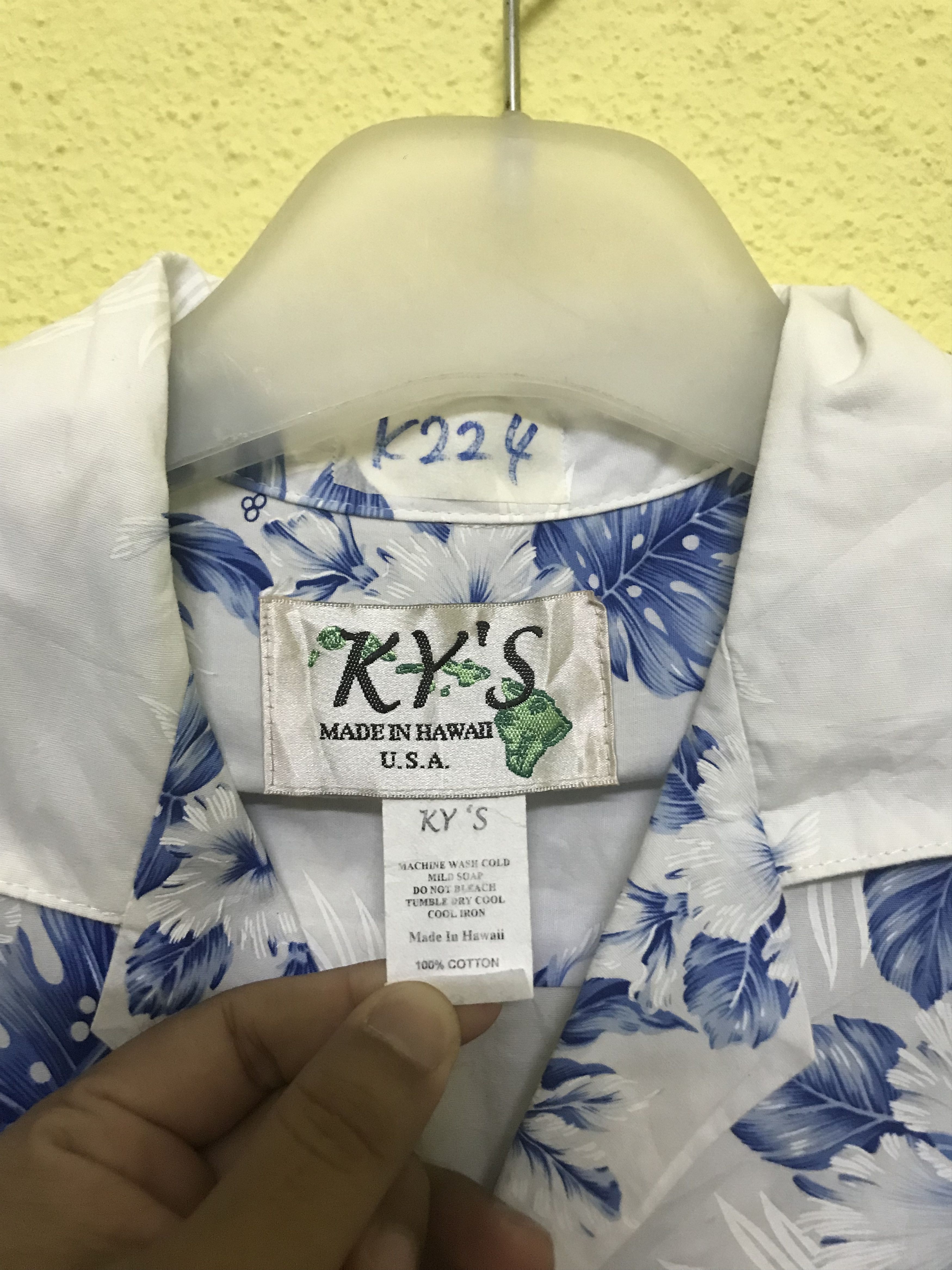 Japanese Brand KY'S HAWAIIAN SHIRT Size US S / EU 44-46 / 1 - 2 Thumbnail