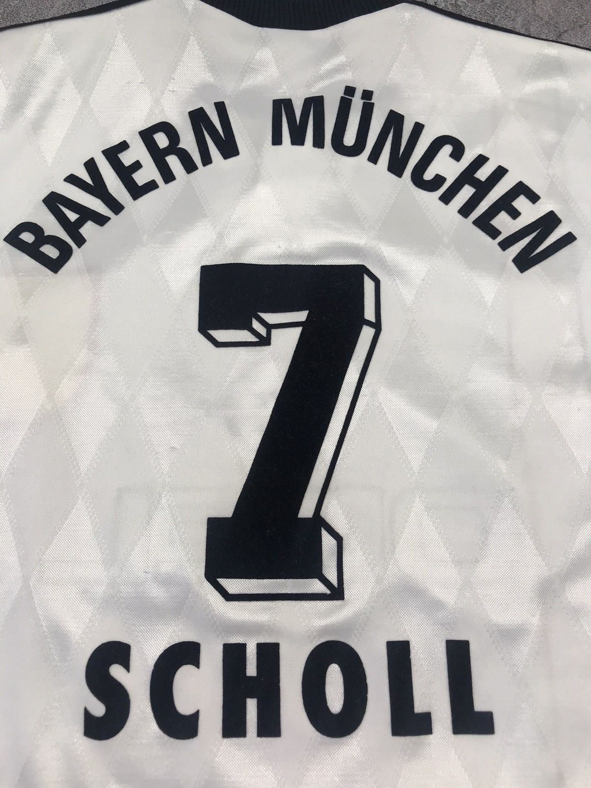 Adidas × Vintage Bayern Munich 1996-97 Away Football Shirt Scholl #7,Adidas Size US S / EU 44-46 / 1 - 14 Thumbnail