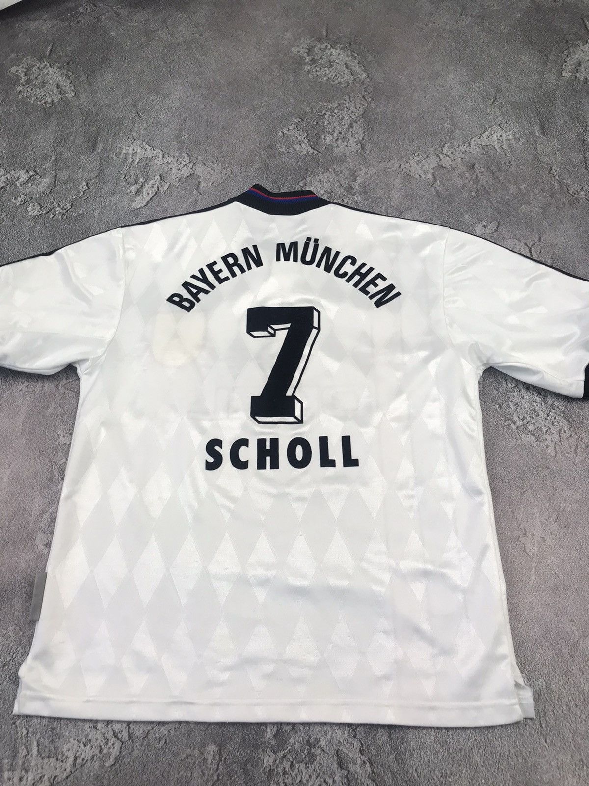 Adidas × Vintage Bayern Munich 1996-97 Away Football Shirt Scholl #7,Adidas Size US S / EU 44-46 / 1 - 13 Thumbnail