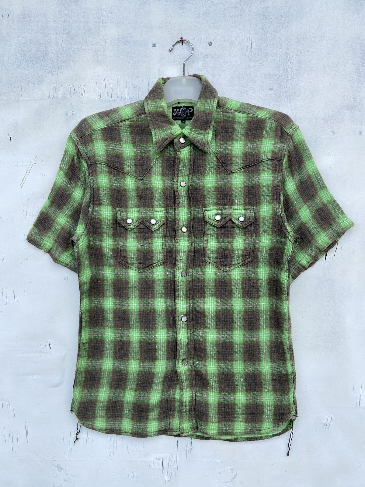 Other MOP Motorcycle Garment Checkered Western Shirt Size US S / EU 44-46 / 1 - 1 Thumbnail