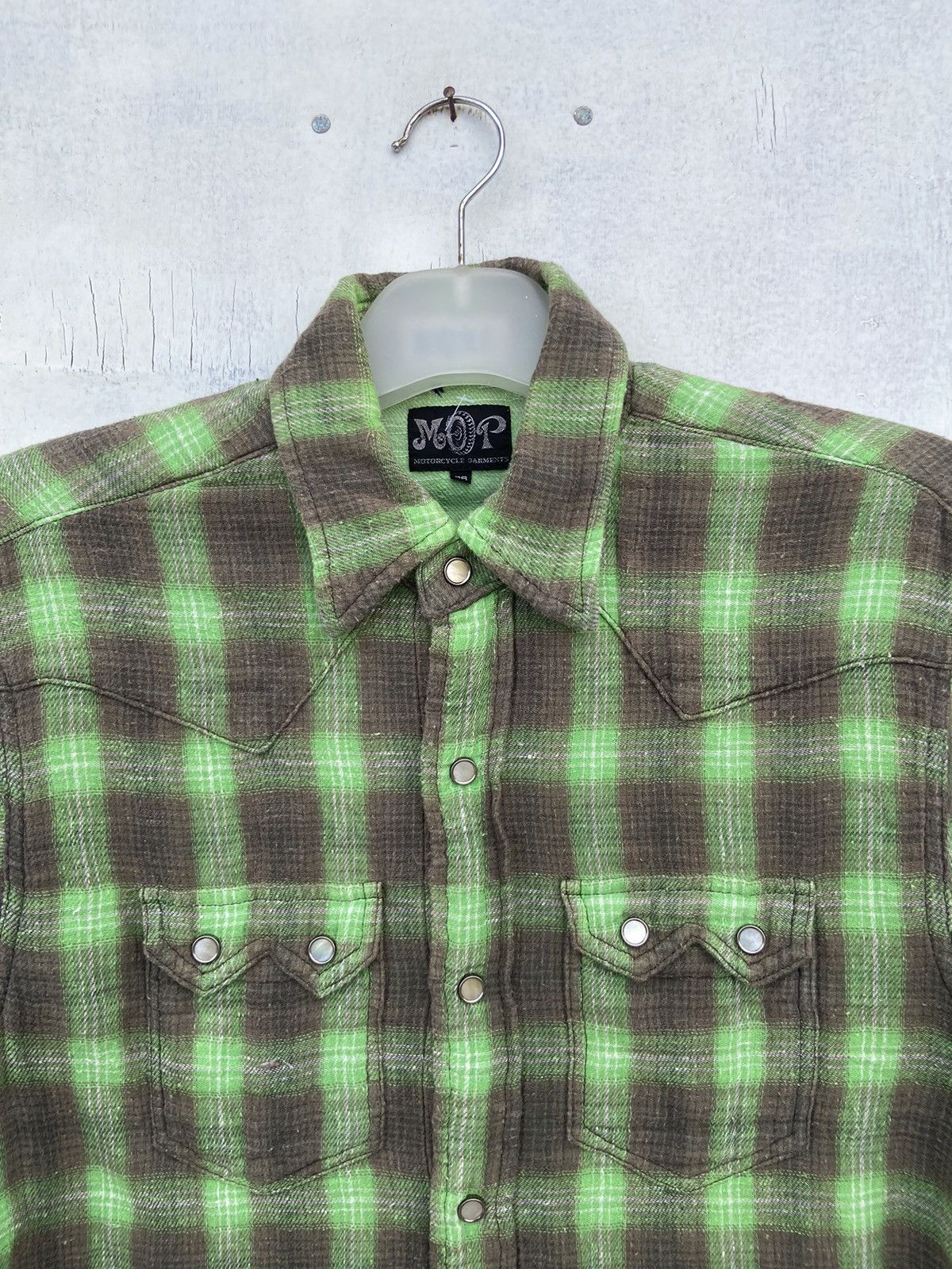 Other MOP Motorcycle Garment Checkered Western Shirt Size US S / EU 44-46 / 1 - 3 Thumbnail