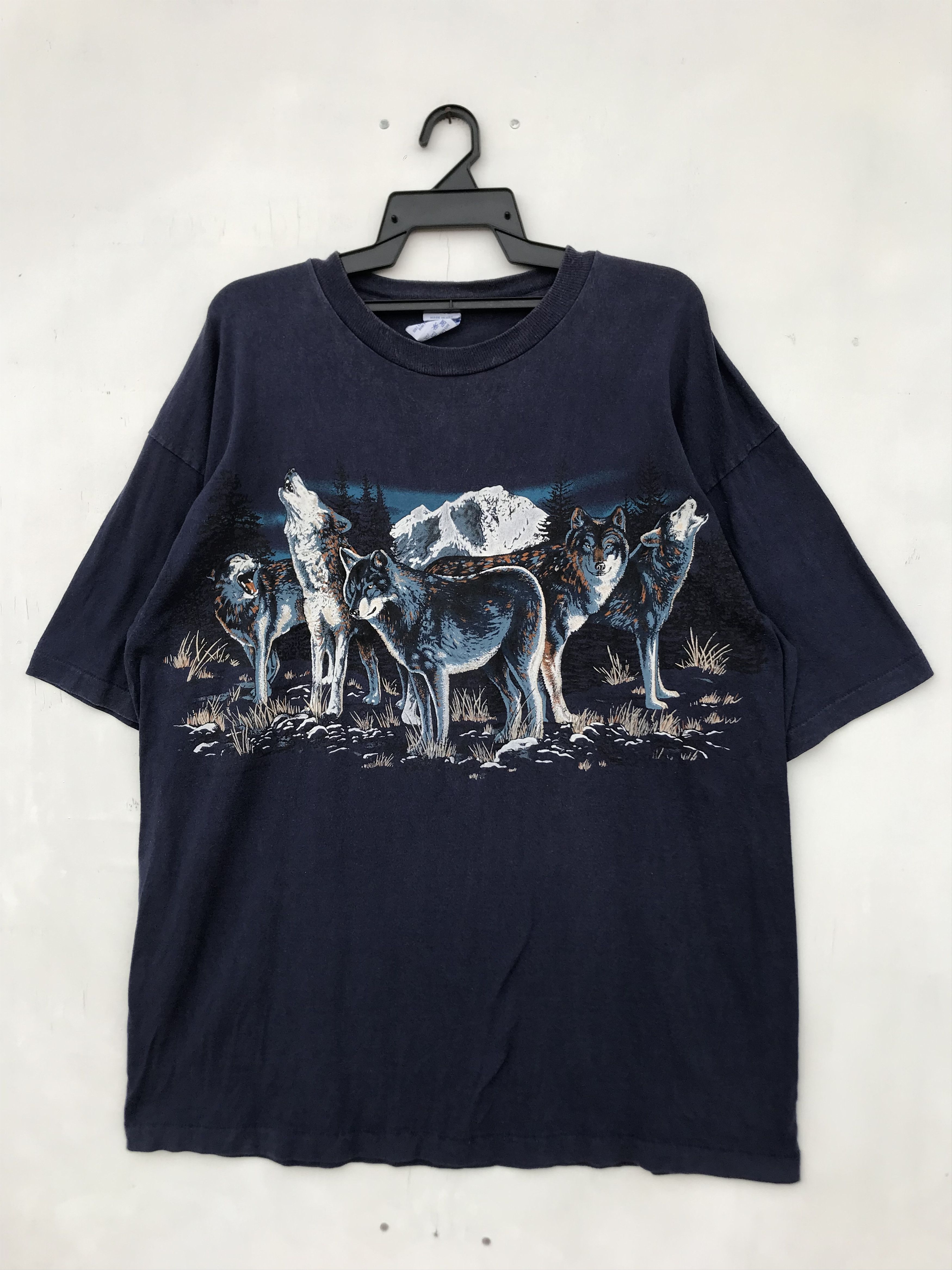 Vintage VINTAGE GROUP OF WOLF OVER PRINT Size US XXL / EU 58 / 5 - 1 Thumbnail