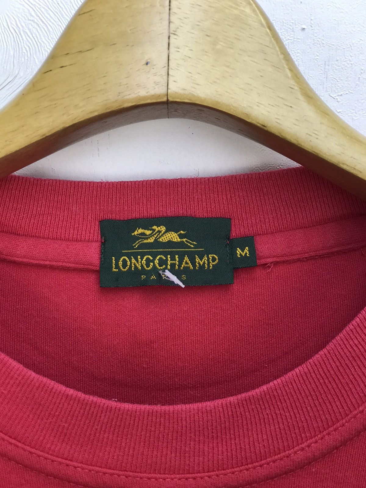 Longchamp VINTAGE LONGCHAMP SPELL OUT EMBROIDERY TEE Size US M / EU 48-50 / 2 - 3 Thumbnail