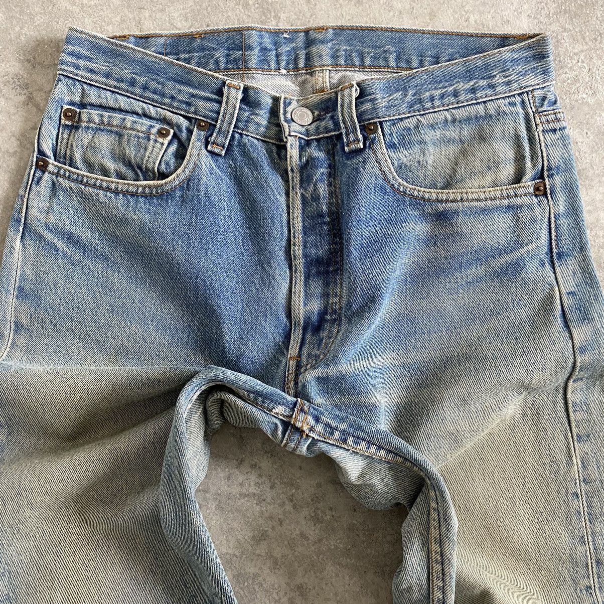 Levi's Vintage 80’s Levi's 501 Mud Stonewashed Blue Denim Jeans Size US 32 / EU 48 - 6 Thumbnail