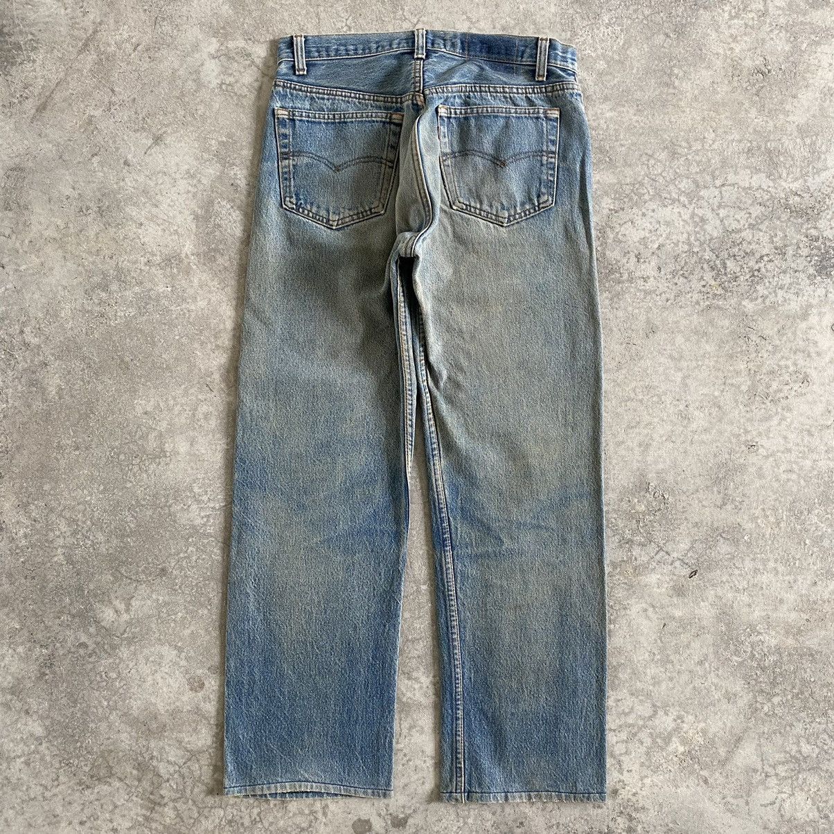 Levi's Vintage 80’s Levi's 501 Mud Stonewashed Blue Denim Jeans Size US 32 / EU 48 - 9 Thumbnail