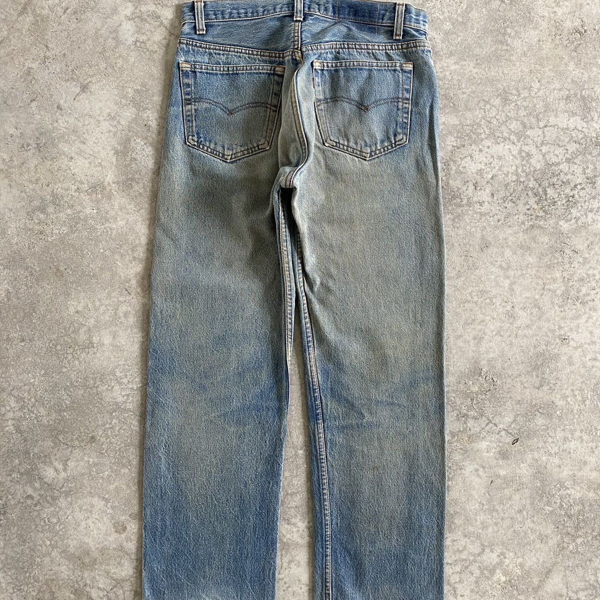 Levi's Vintage 80’s Levi's 501 Mud Stonewashed Blue Denim Jeans Size US 32 / EU 48 - 12 Thumbnail