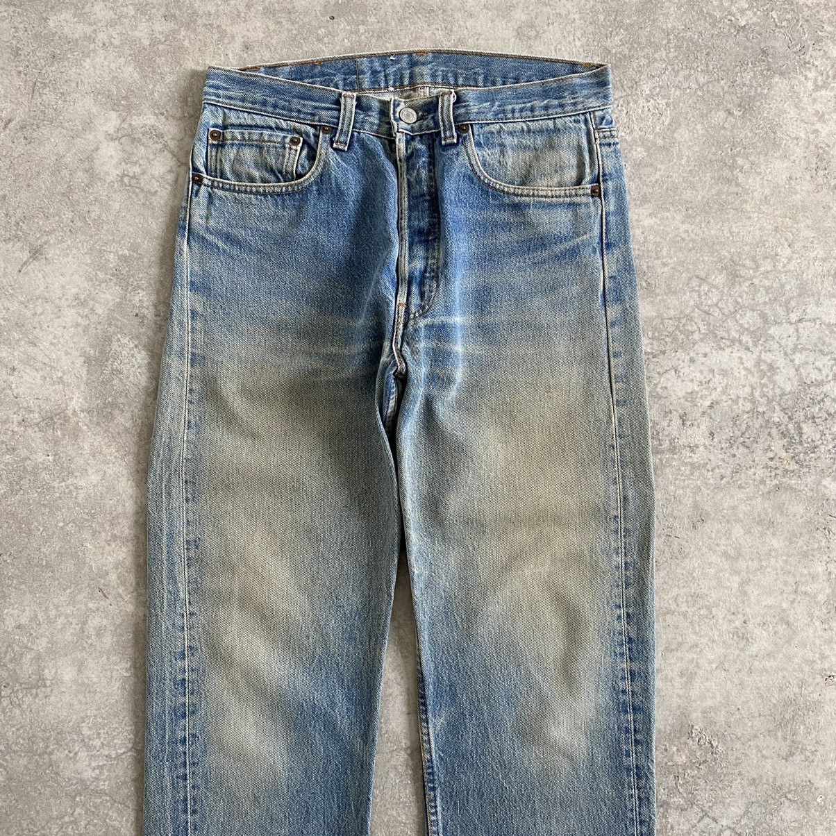 Levi's Vintage 80’s Levi's 501 Mud Stonewashed Blue Denim Jeans Size US 32 / EU 48 - 3 Thumbnail