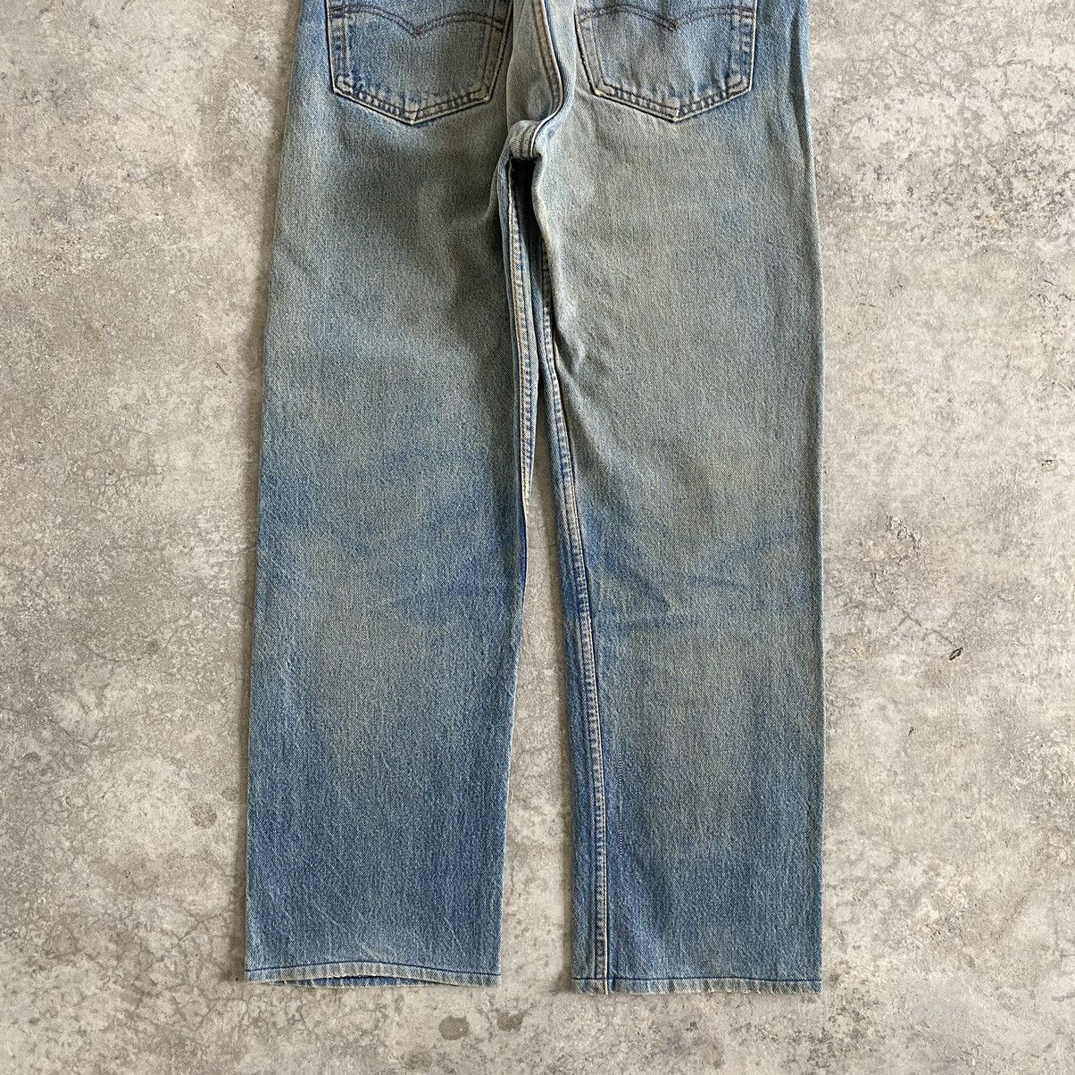 Levi's Vintage 80’s Levi's 501 Mud Stonewashed Blue Denim Jeans Size US 32 / EU 48 - 11 Thumbnail