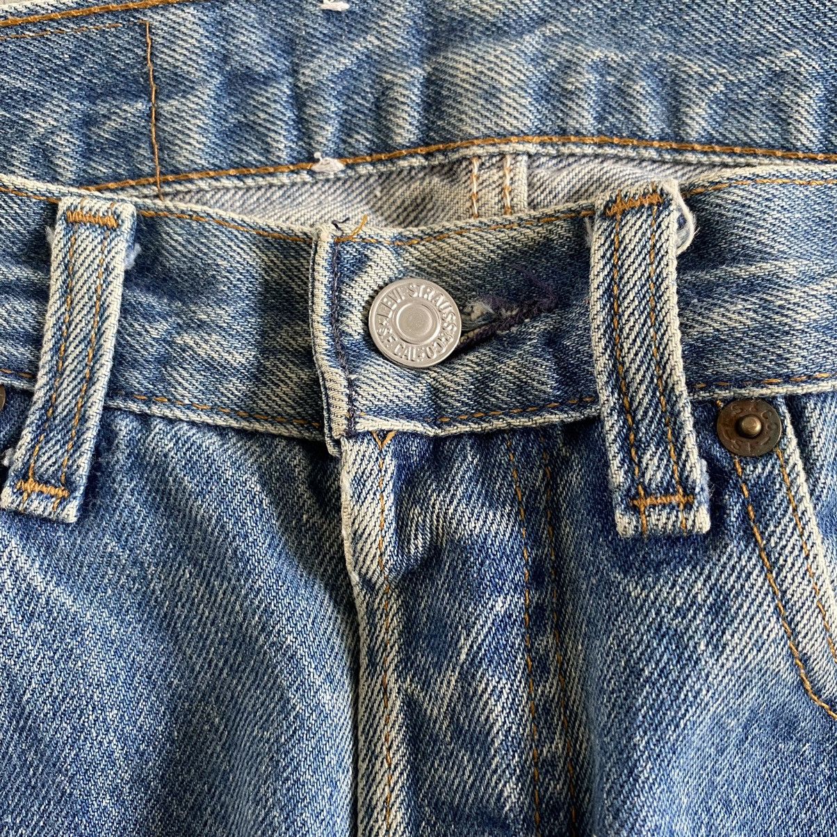Levi's Vintage 80’s Levi's 501 Mud Stonewashed Blue Denim Jeans Size US 32 / EU 48 - 5 Thumbnail
