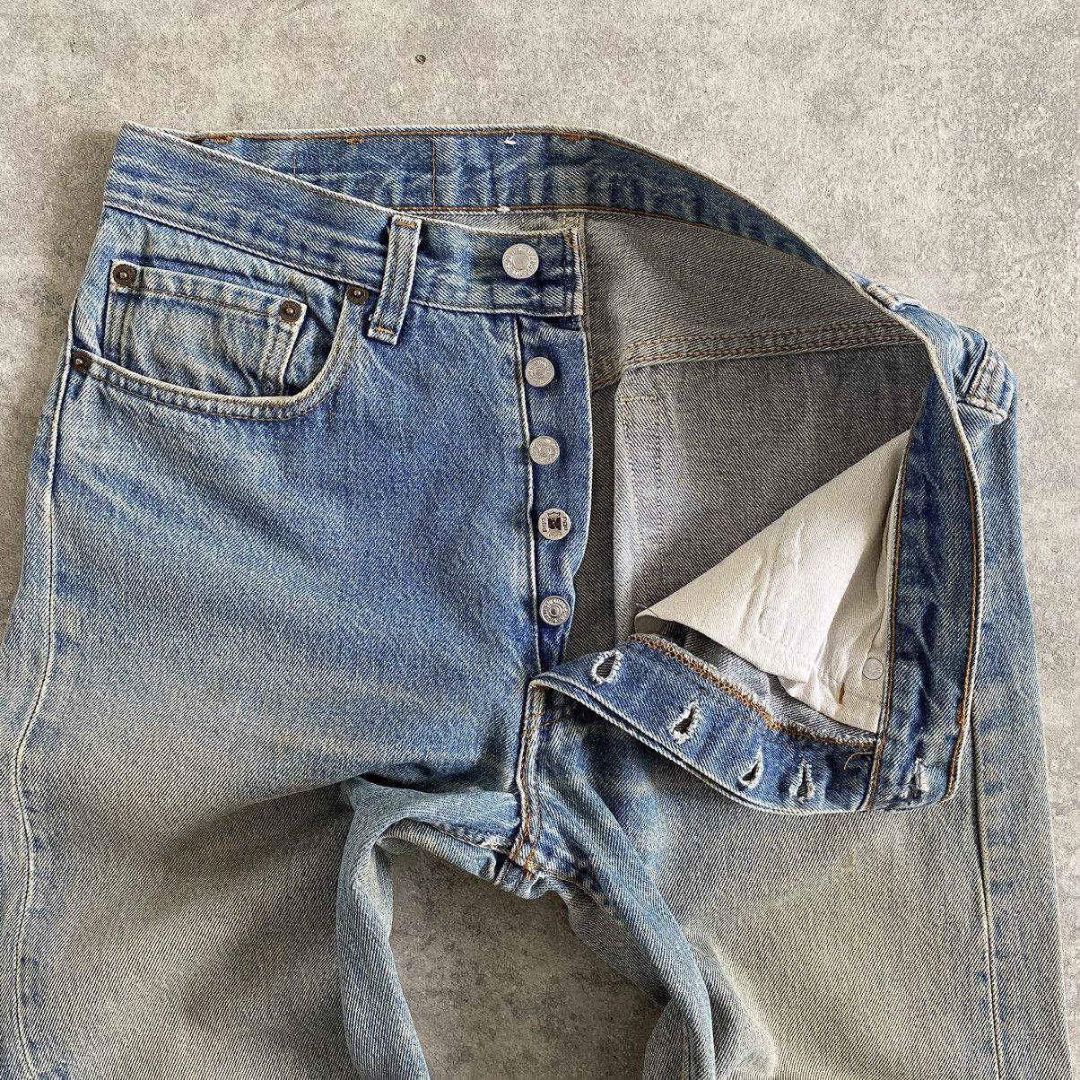 Levi's Vintage 80’s Levi's 501 Mud Stonewashed Blue Denim Jeans Size US 32 / EU 48 - 7 Thumbnail