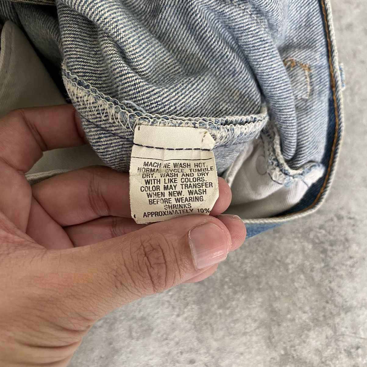 Levi's Vintage 80’s Levi's 501 Mud Stonewashed Blue Denim Jeans Size US 32 / EU 48 - 14 Thumbnail