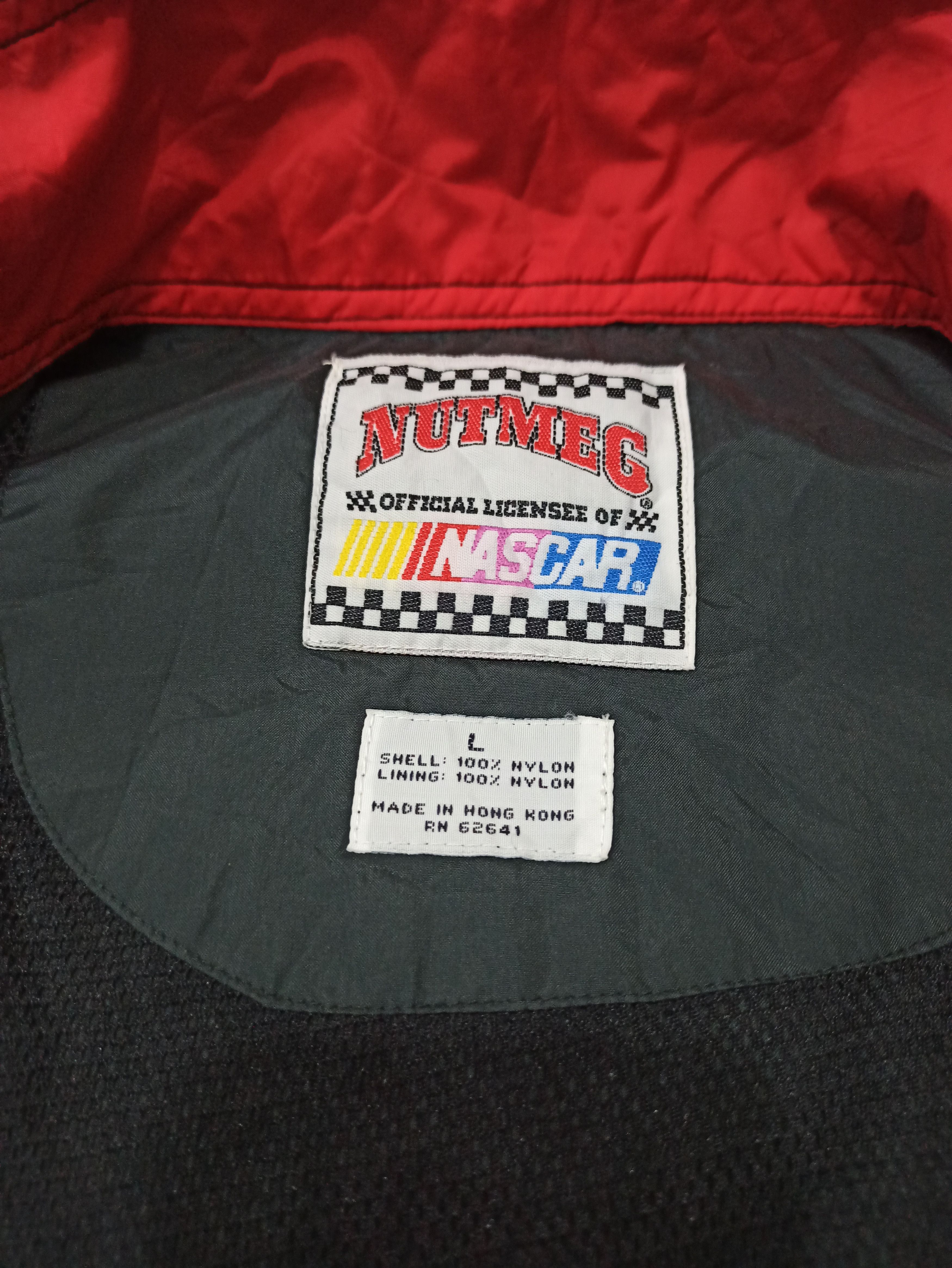 NASCAR Vintage Ernie Irvan Nutmeg Authentic Nascar Official Jacket Size US L / EU 52-54 / 3 - 4 Thumbnail