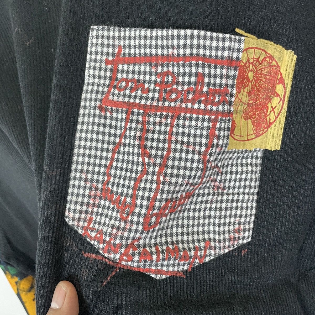 Japanese Brand Kansai Man By Kansai Yamamoto Multicolor Long Sleeve Tee Size US M / EU 48-50 / 2 - 7 Thumbnail
