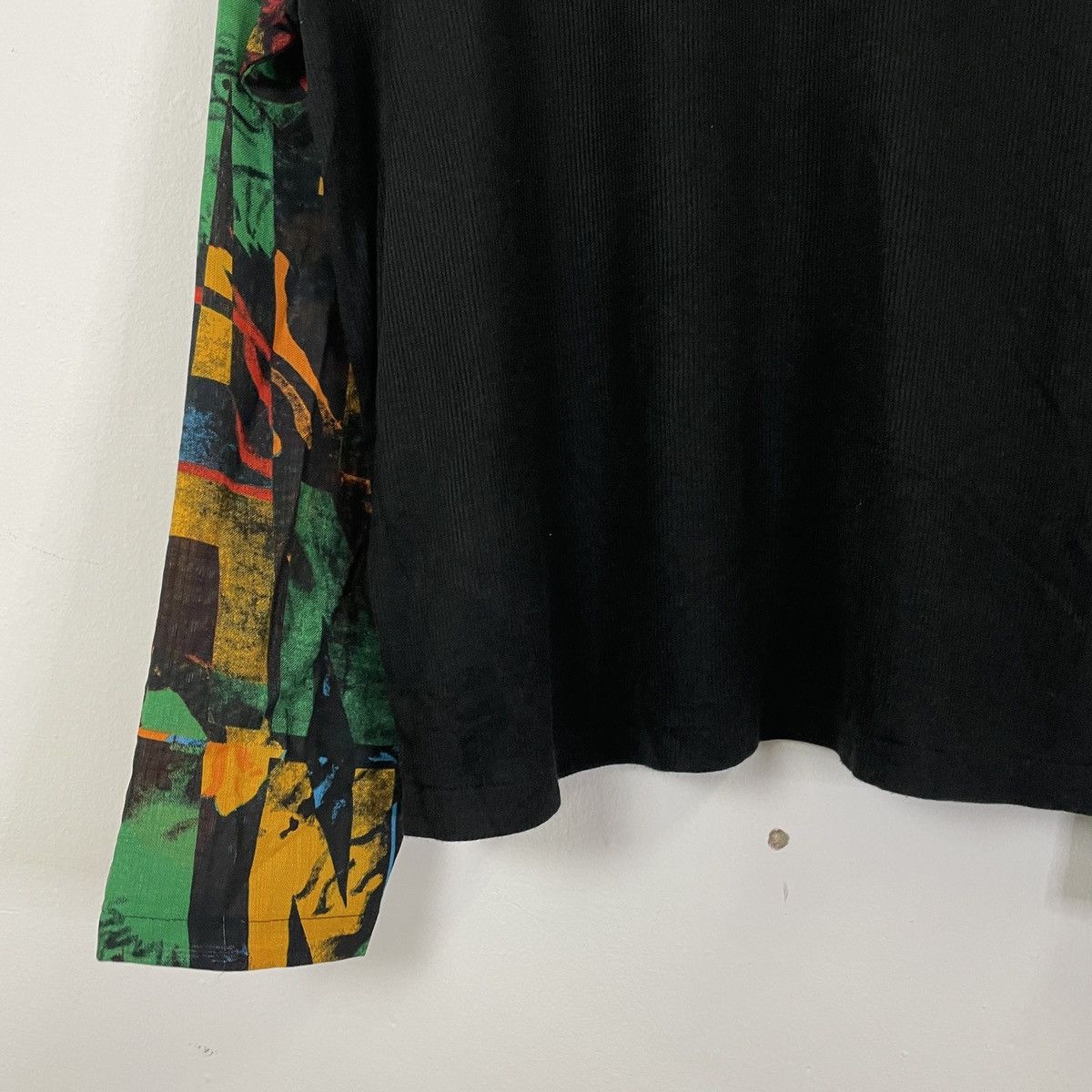 Japanese Brand Kansai Man By Kansai Yamamoto Multicolor Long Sleeve Tee Size US M / EU 48-50 / 2 - 11 Thumbnail