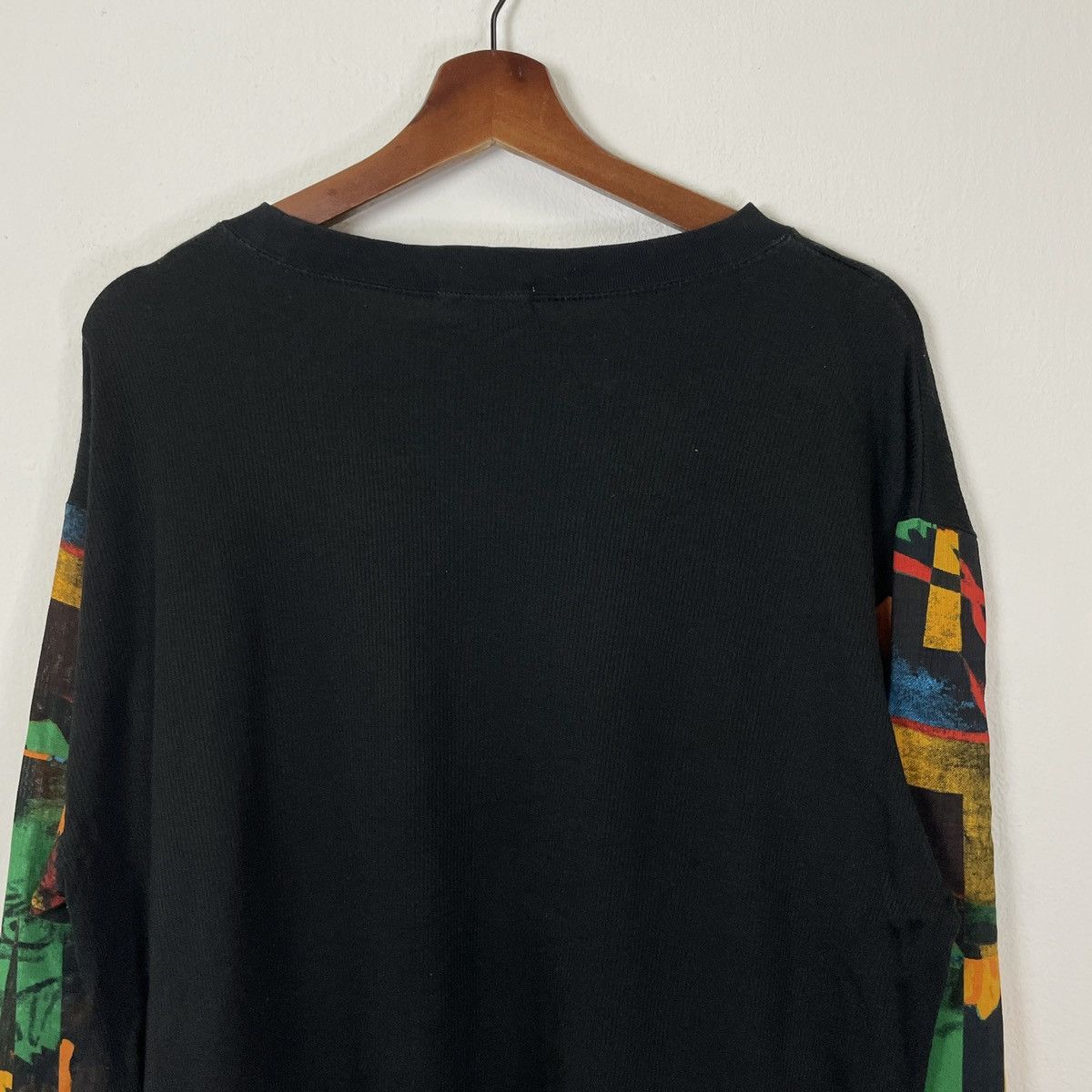 Japanese Brand Kansai Man By Kansai Yamamoto Multicolor Long Sleeve Tee Size US M / EU 48-50 / 2 - 12 Thumbnail