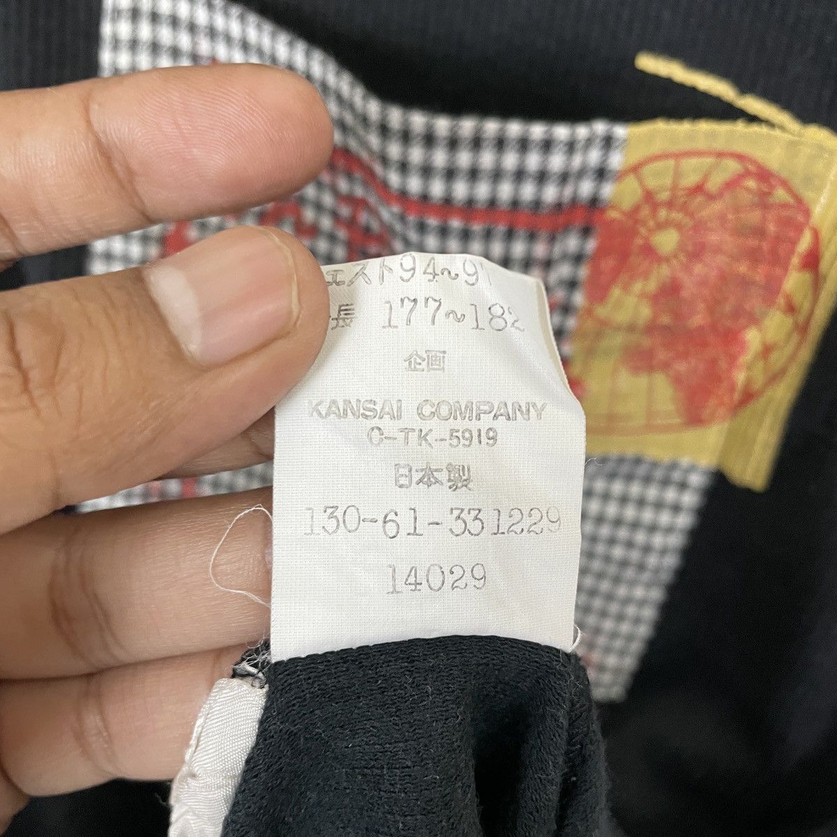 Japanese Brand Kansai Man By Kansai Yamamoto Multicolor Long Sleeve Tee Size US M / EU 48-50 / 2 - 8 Thumbnail