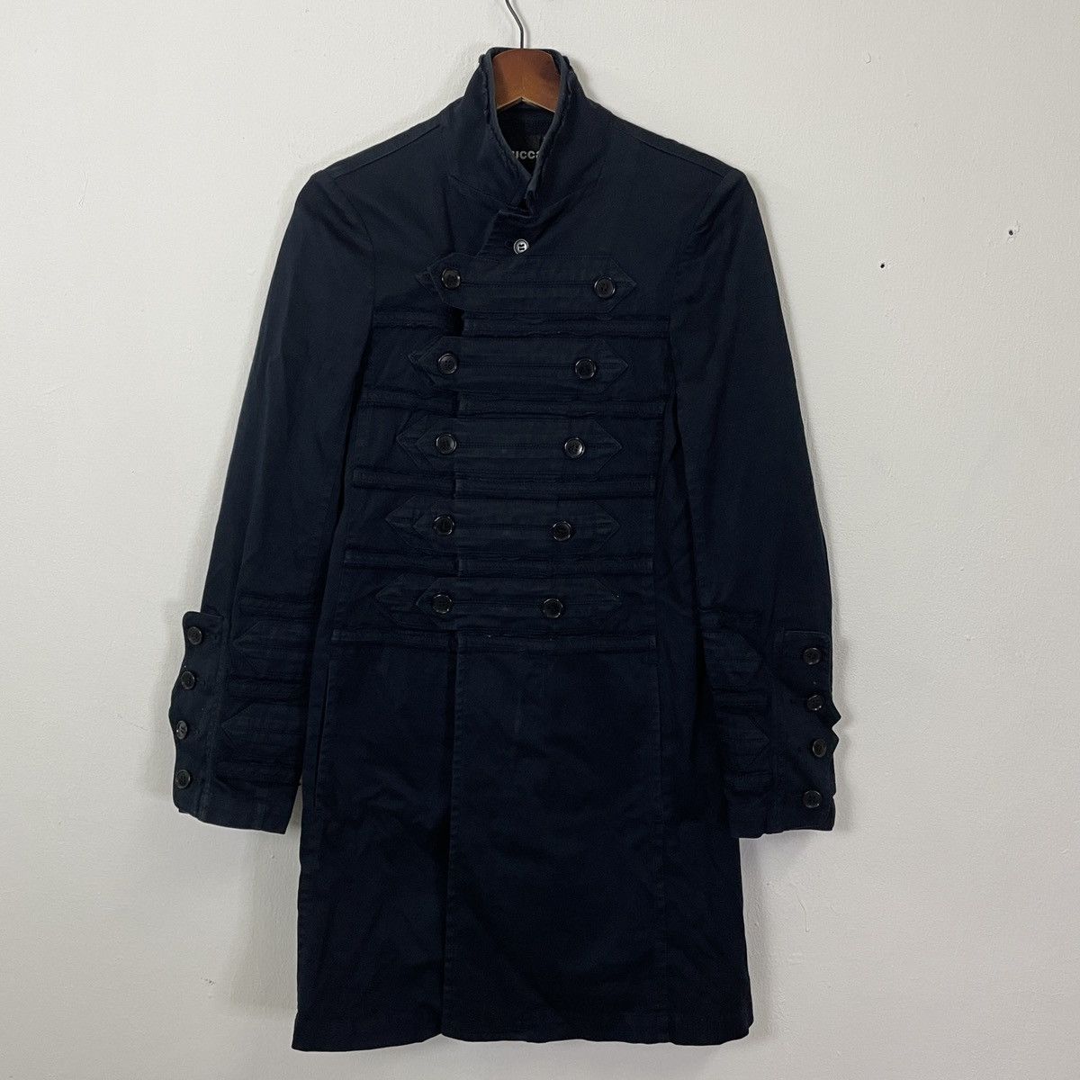 CABANE de ZUCCa Vintage Zucca By Issey Miyake Pea Coat Jacket Size US XXS / EU 40 - 1 Thumbnail