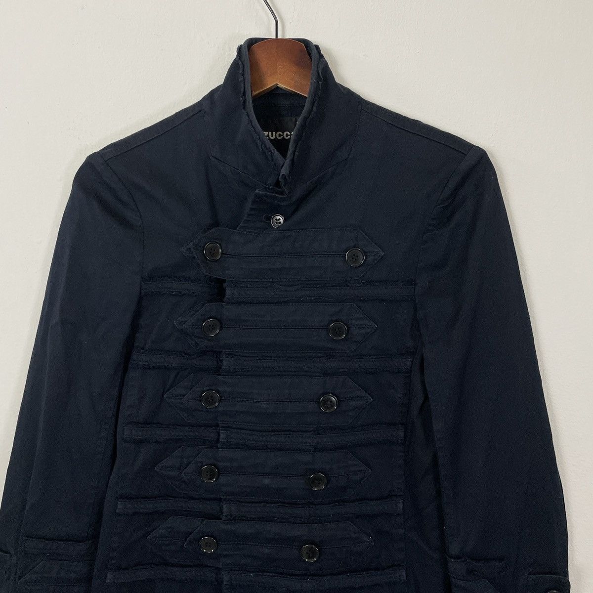 CABANE de ZUCCa Vintage Zucca By Issey Miyake Pea Coat Jacket Size US XXS / EU 40 - 4 Thumbnail