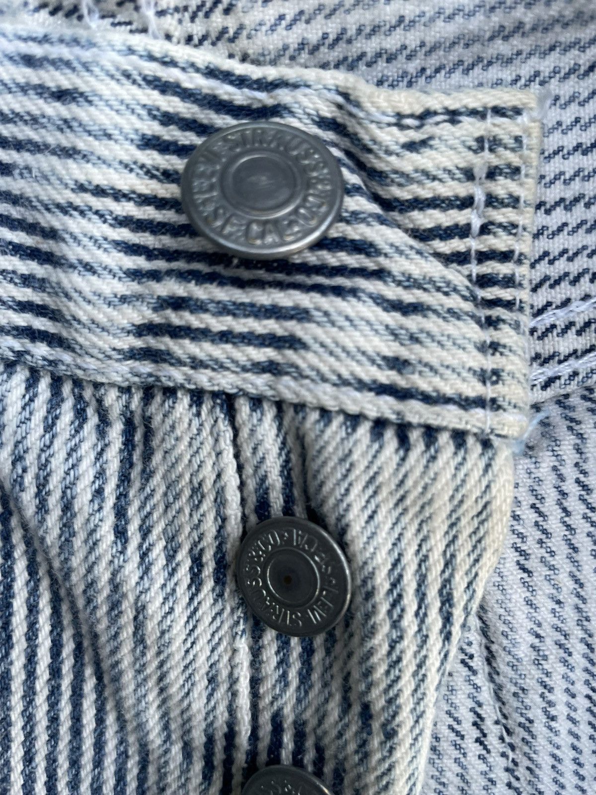 Levi's Vintage 1989 Levis 501 e Hickory Denim Size US 26 / EU 42 - 17 Thumbnail