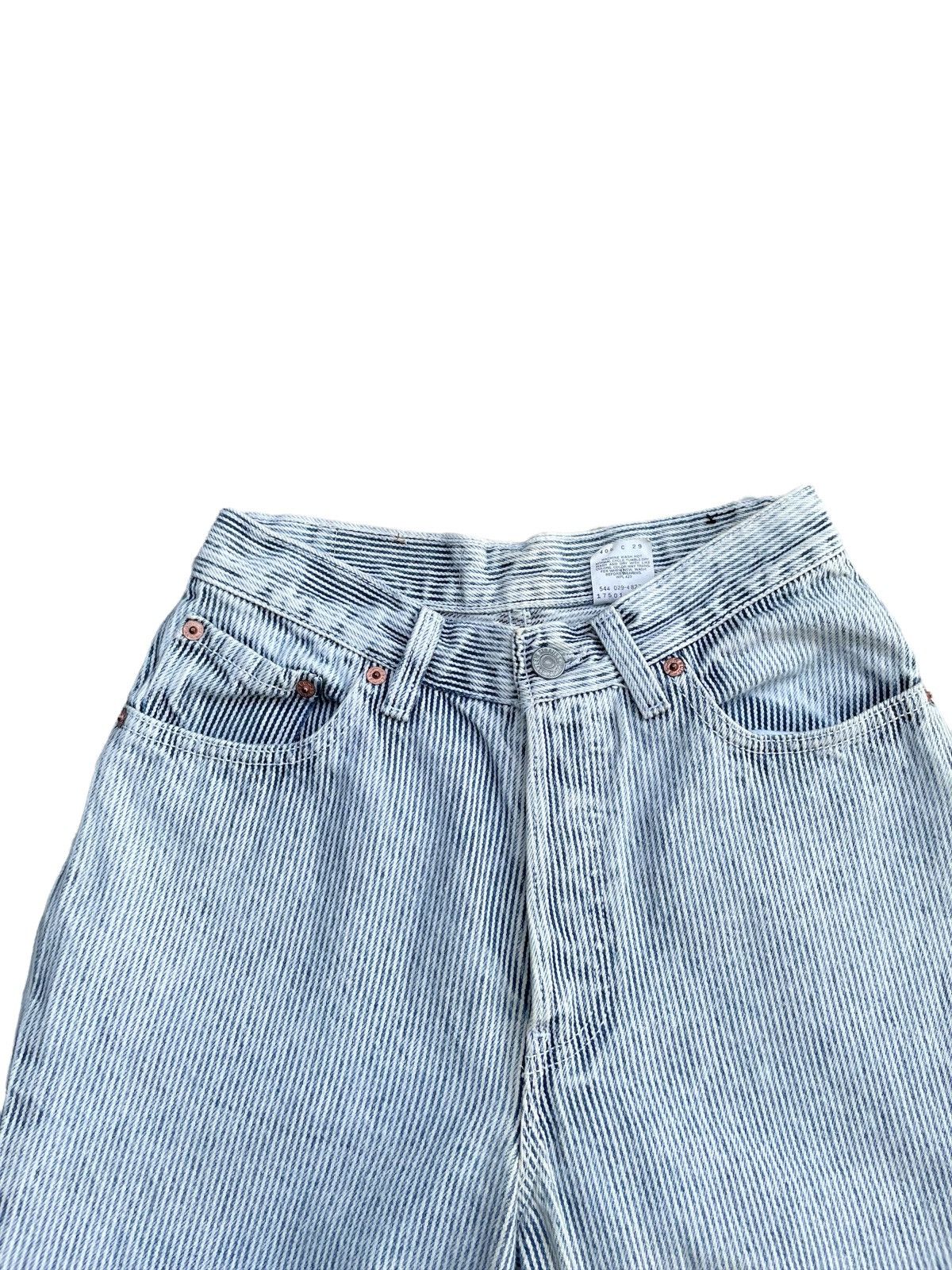 Levi's Vintage 1989 Levis 501 e Hickory Denim Size US 26 / EU 42 - 6 Thumbnail